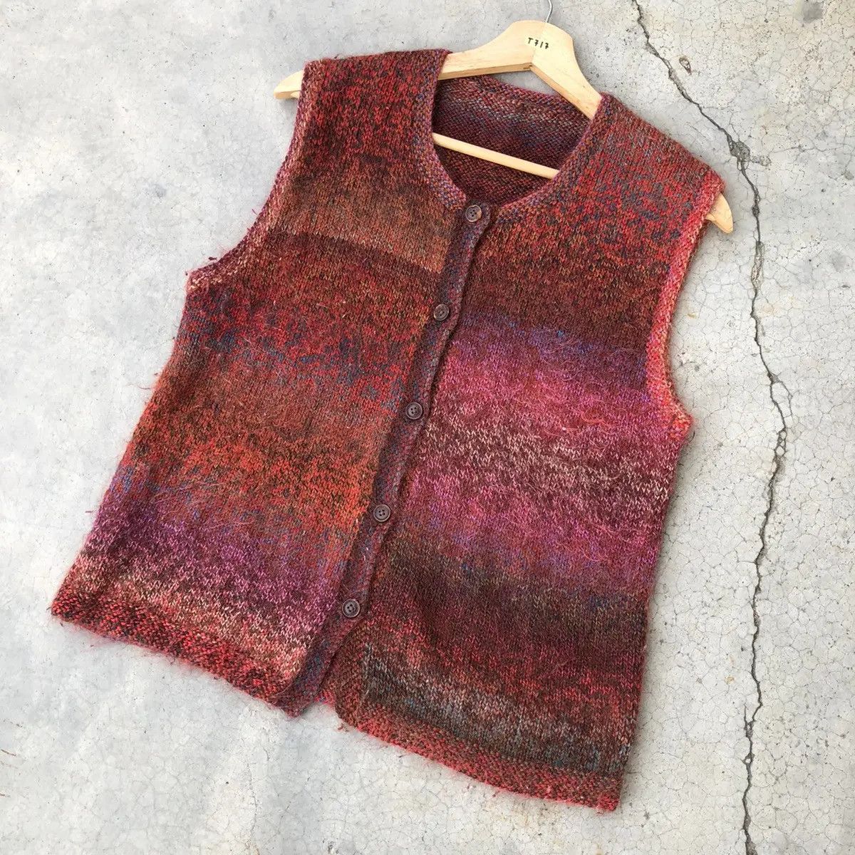 Vintage Very Rare Vest Stripe Fleece Size US S / EU 44-46 / 1 - 2 Thumbnail