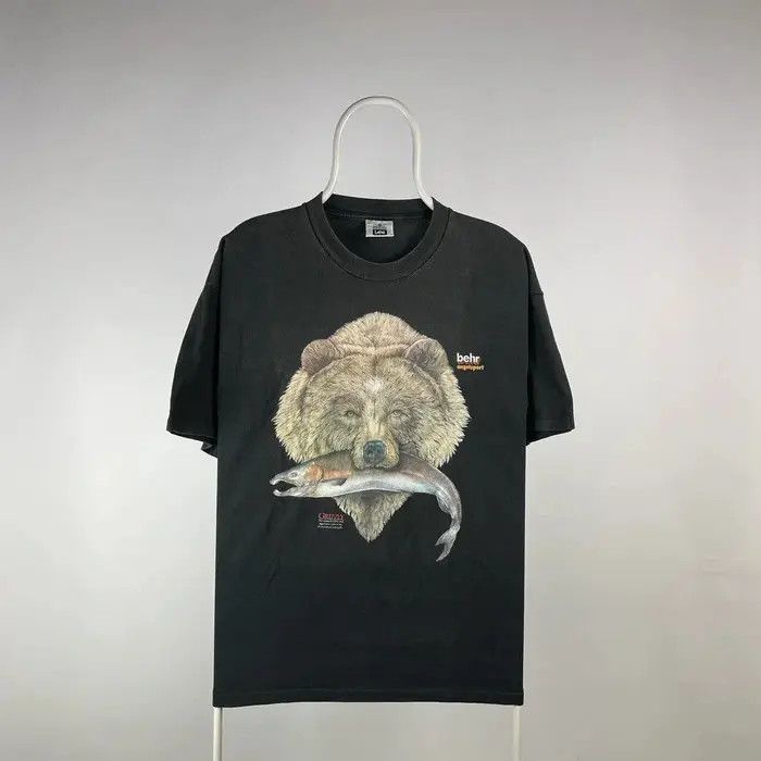 Lee Lee T-shirt grizzly made in USA vintage size XLarge Size US XL / EU 56 / 4 - 1 Thumbnail