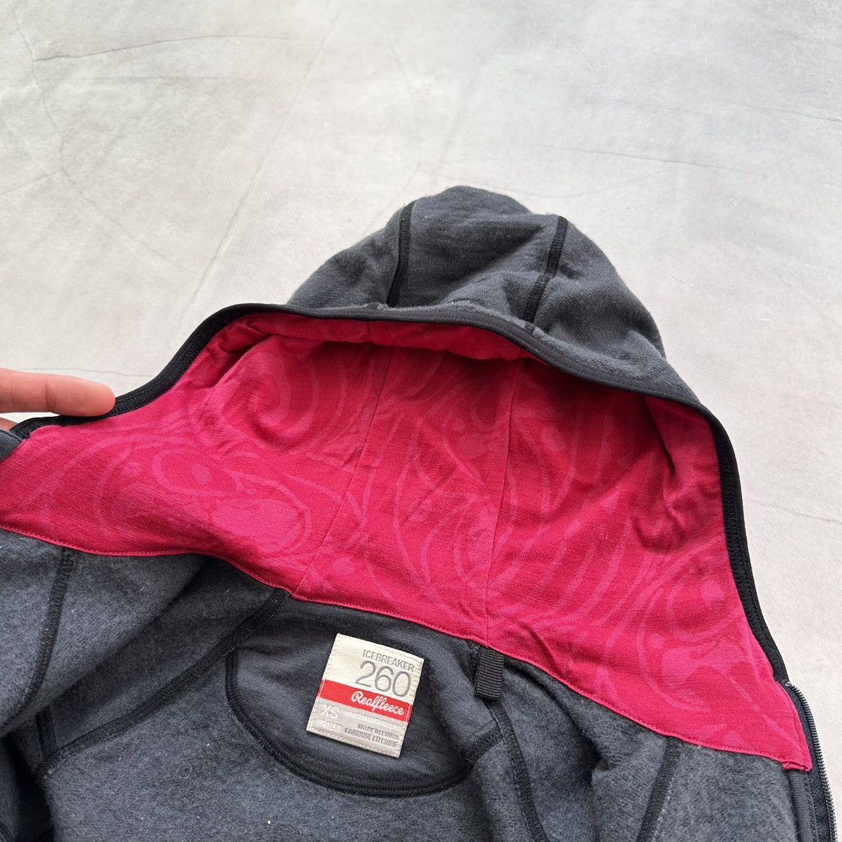 Icebreaker Icebreaker 260 Realfleece Merino Wool Zip Hoodie Jacket Size XS / US 0-2 / IT 36-38 - 13 Thumbnail
