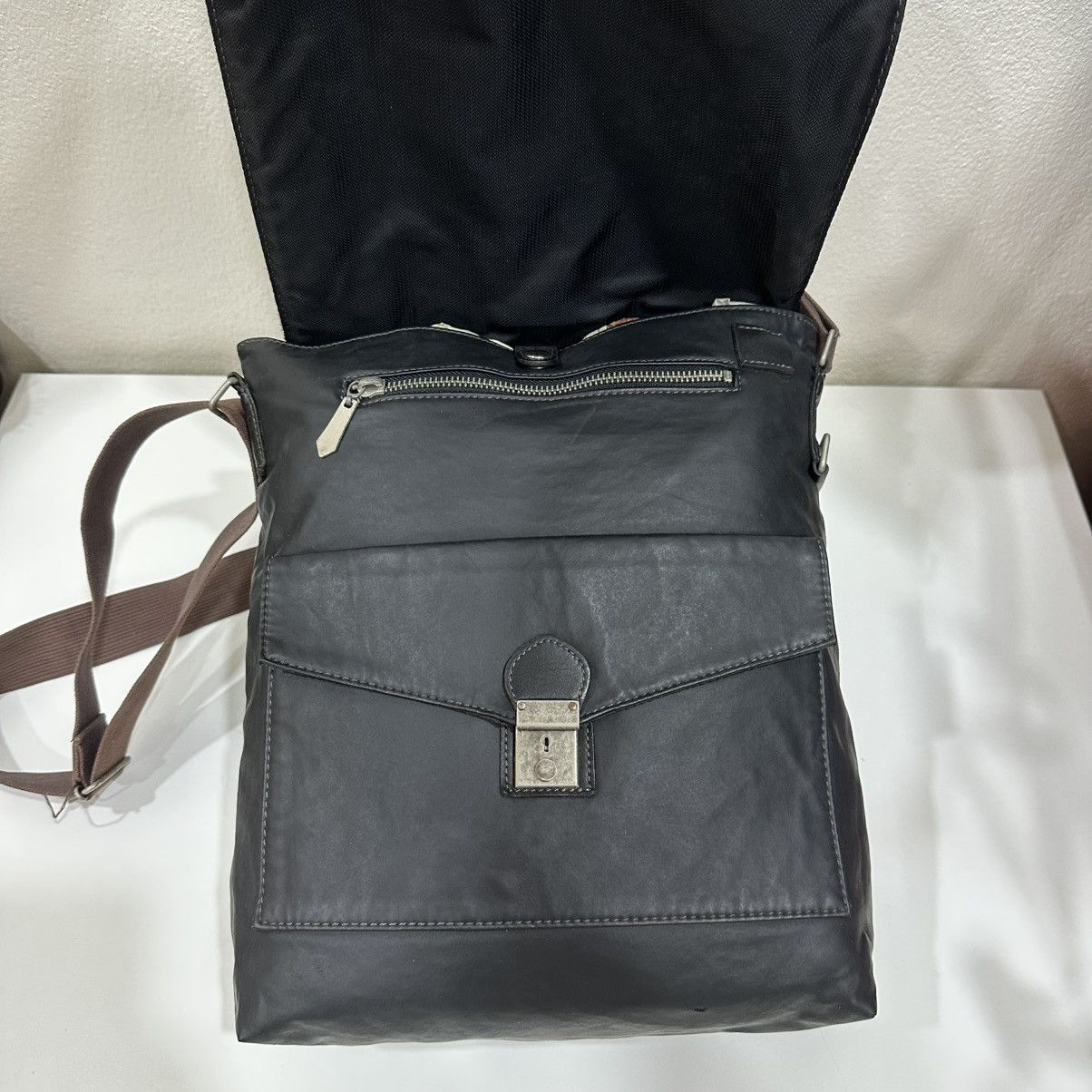 Jean Paul Gaultier ‼️LASTDROP‼️ JEAN PAUL GAULTIER SHOULDER BAG SACOCHE BLACK 90s Size ONE SIZE - 9 Thumbnail