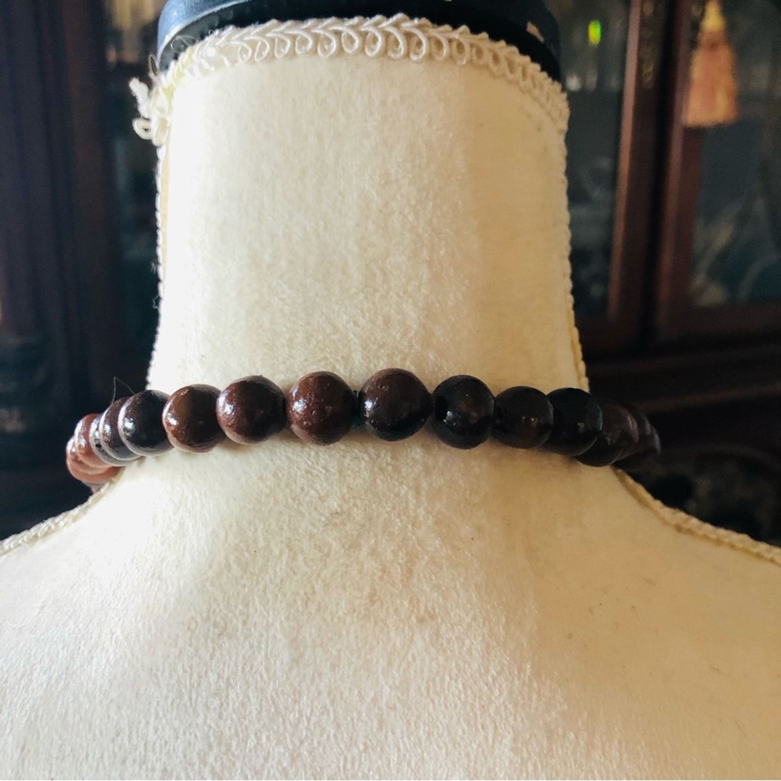 Handmade Handmade brown buri nut beaded necklace Size ONE SIZE - 6 Thumbnail