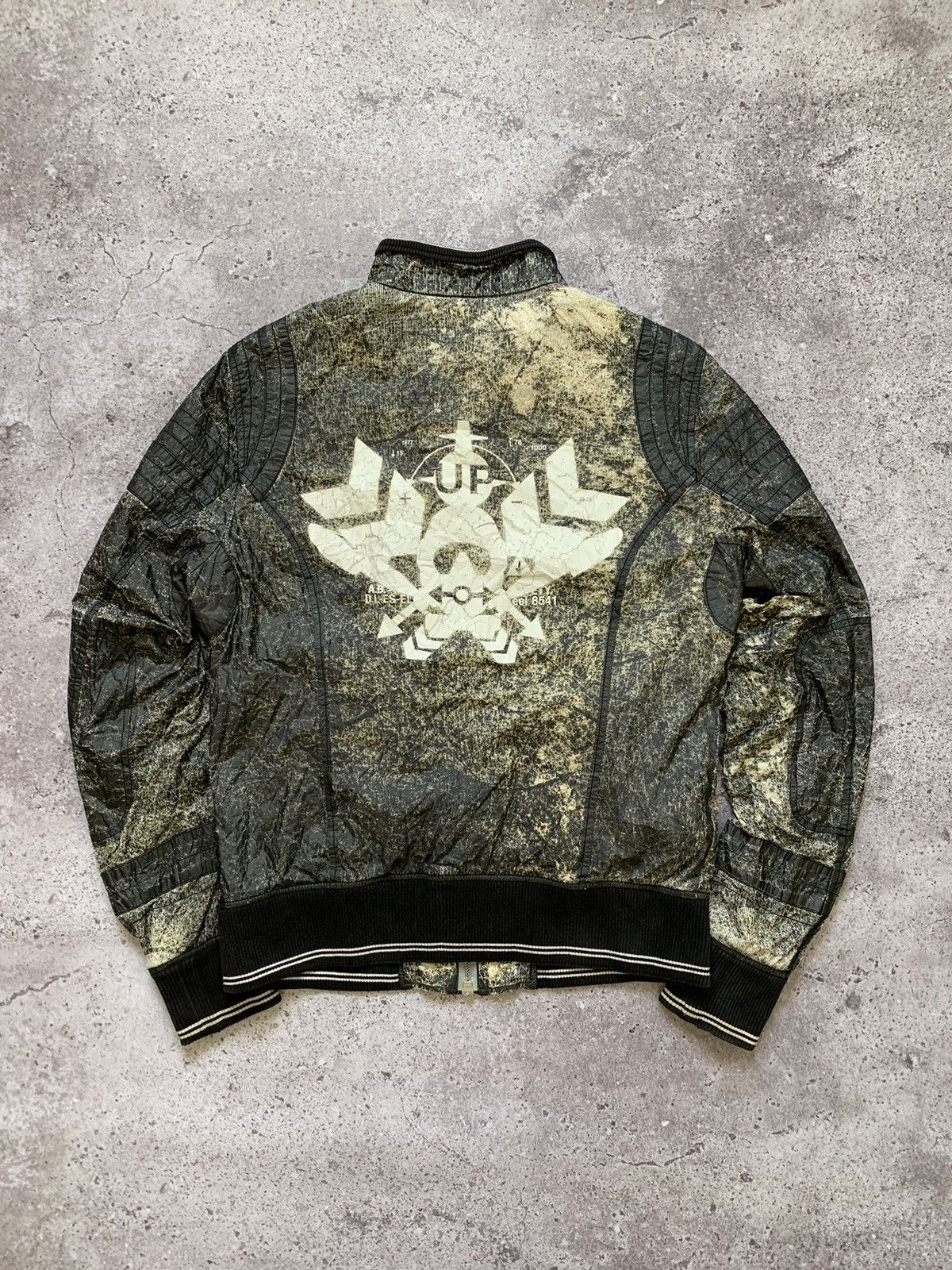 Diesel × Diesel Black Gold × Vintage Diesel Project 78 Garment Bomber jacket military Size US L / EU 52-54 / 3 - 12 Thumbnail