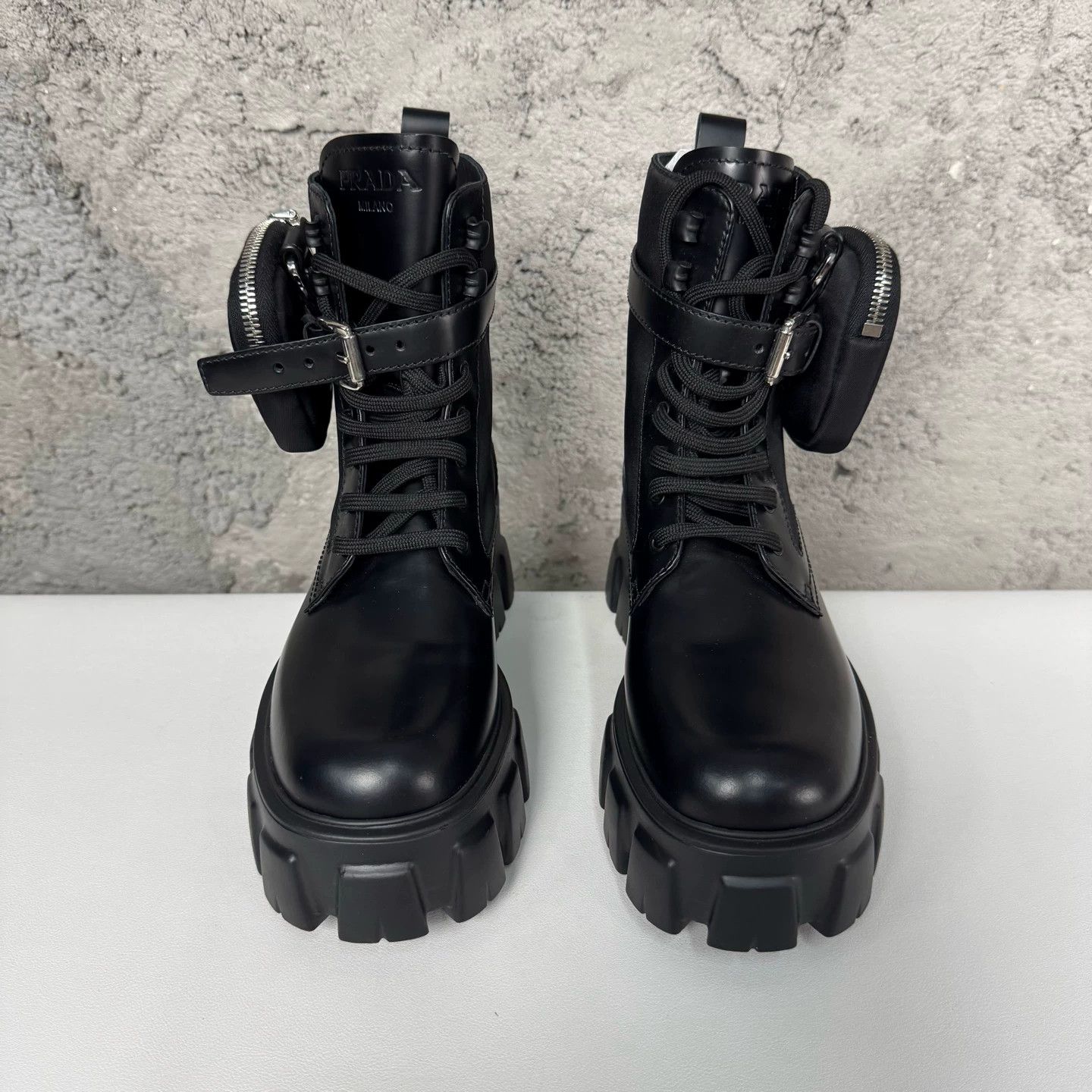 Prada Prada Triangle Bag Boot 37 99 New Size US 6.5 / IT 36.5 - 7 Thumbnail