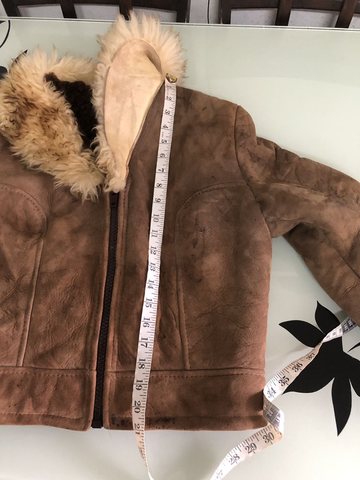 Leather Vintage Homestead Hand Made B3 Shearling Leather Jacket Size XL / US 12-14 / IT 48-50 - 22 Thumbnail