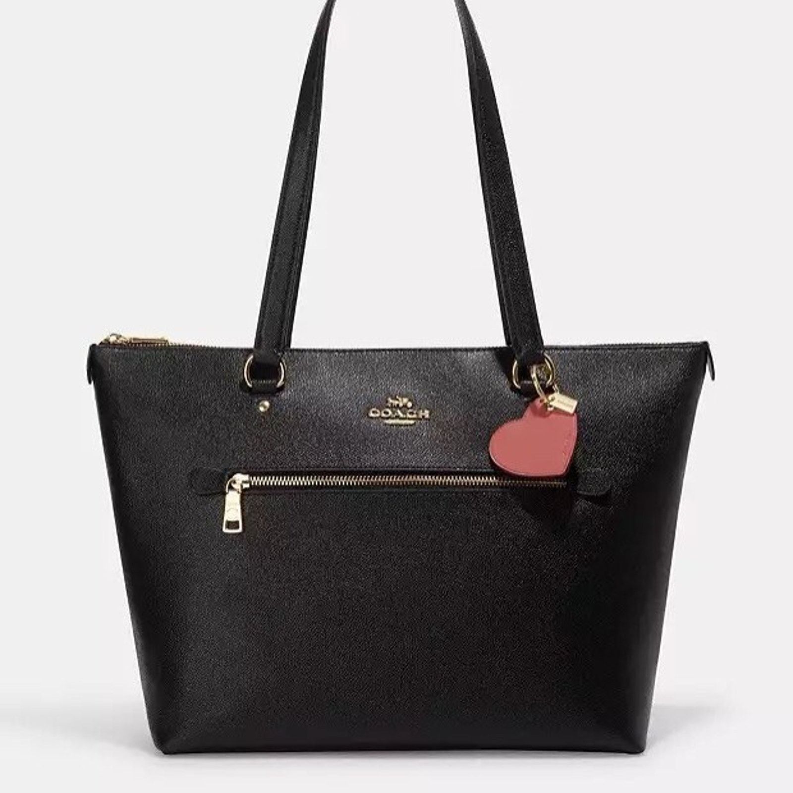 Coach NWT Coach CF155 Heart Bag Charm TAFFY Pink Gold Hardware Size ONE SIZE - 6 Thumbnail