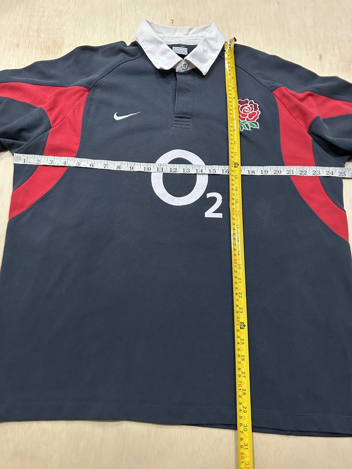 Nike × Vintage y2k Nike England Rugby O2 Size US XL / EU 56 / 4 - 9 Thumbnail