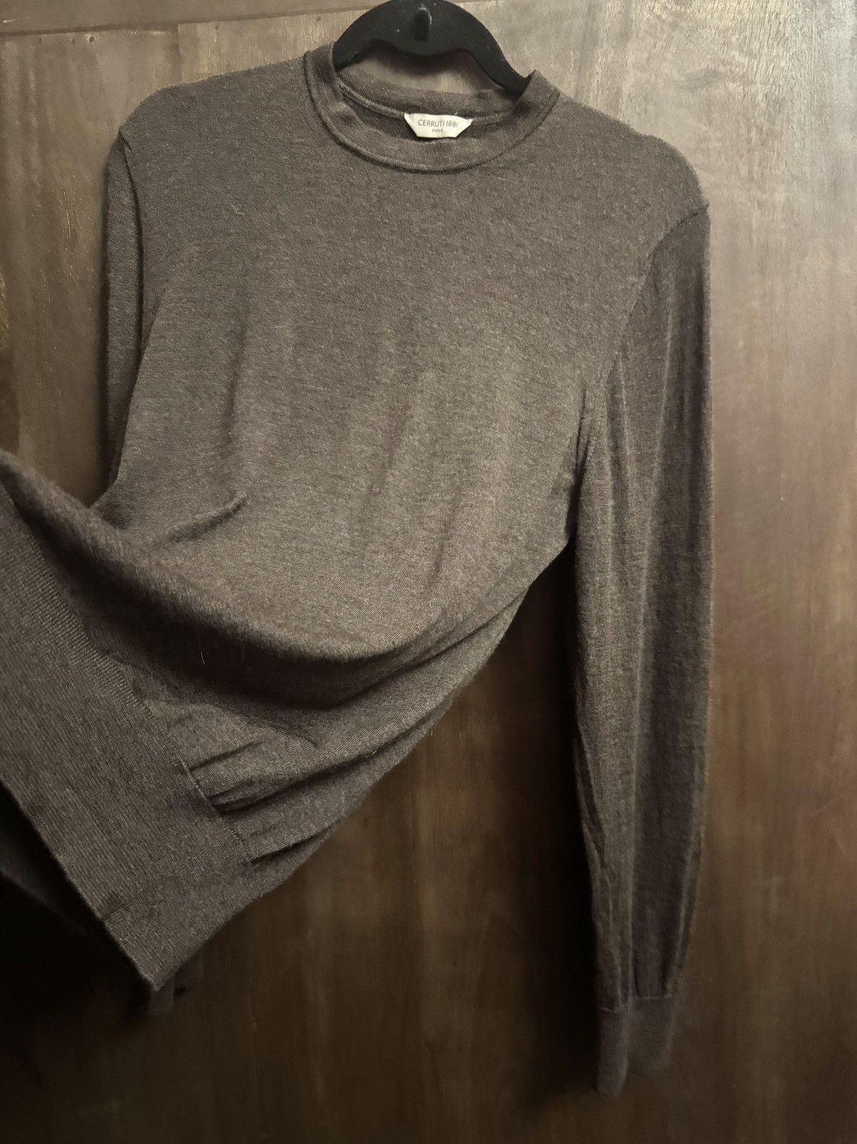 Cerruti 1881 Cerruti 1881 brown wool sweater S Size US S / EU 44-46 / 1 - 8 Thumbnail