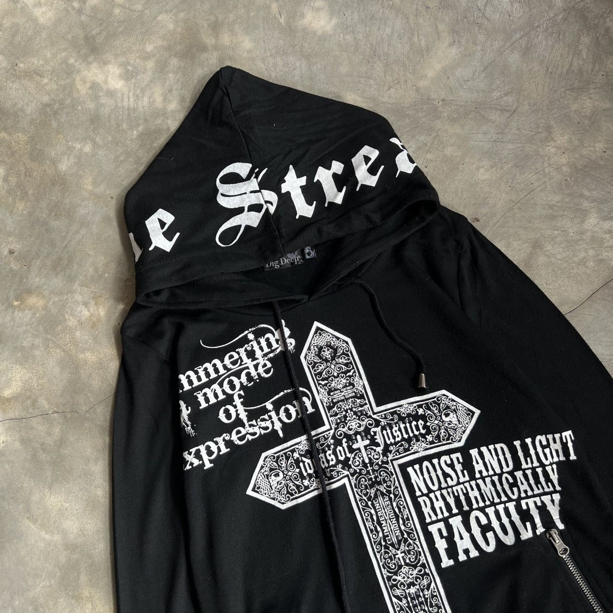 14th Addiction 2000s Dig Deep Vkei Style The Stream Zip Hoodie Size US M / EU 48-50 / 2 - 3 Thumbnail