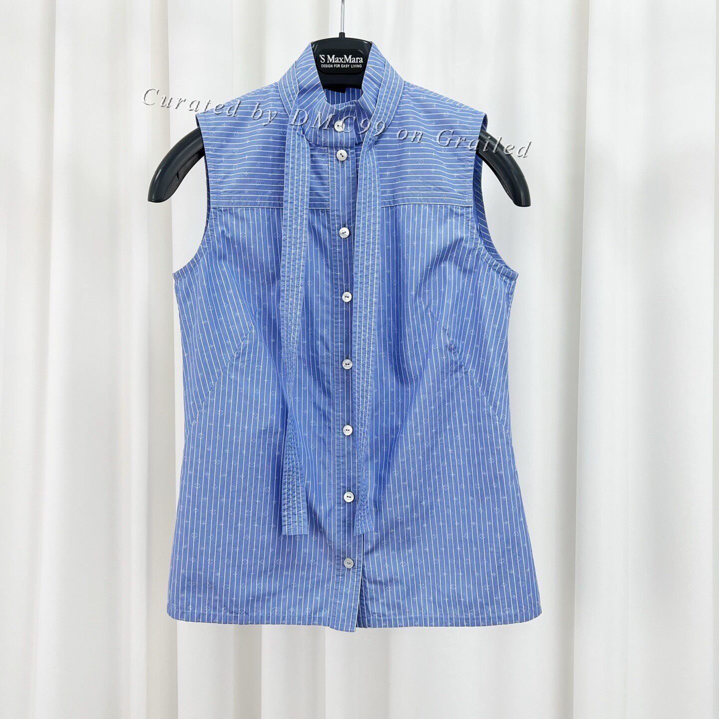 Louis Vuitton Louis Vuitton Monogram Stripe Sleeveless Shirt Size XXS / US 00 / IT 34 - 1 Thumbnail