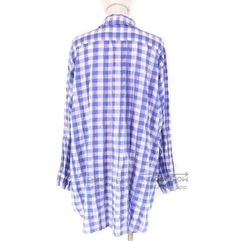 Issey Miyake Issey Miyake Blue Shirt Size M / US 6-8 / IT 42-44 - 2 Thumbnail
