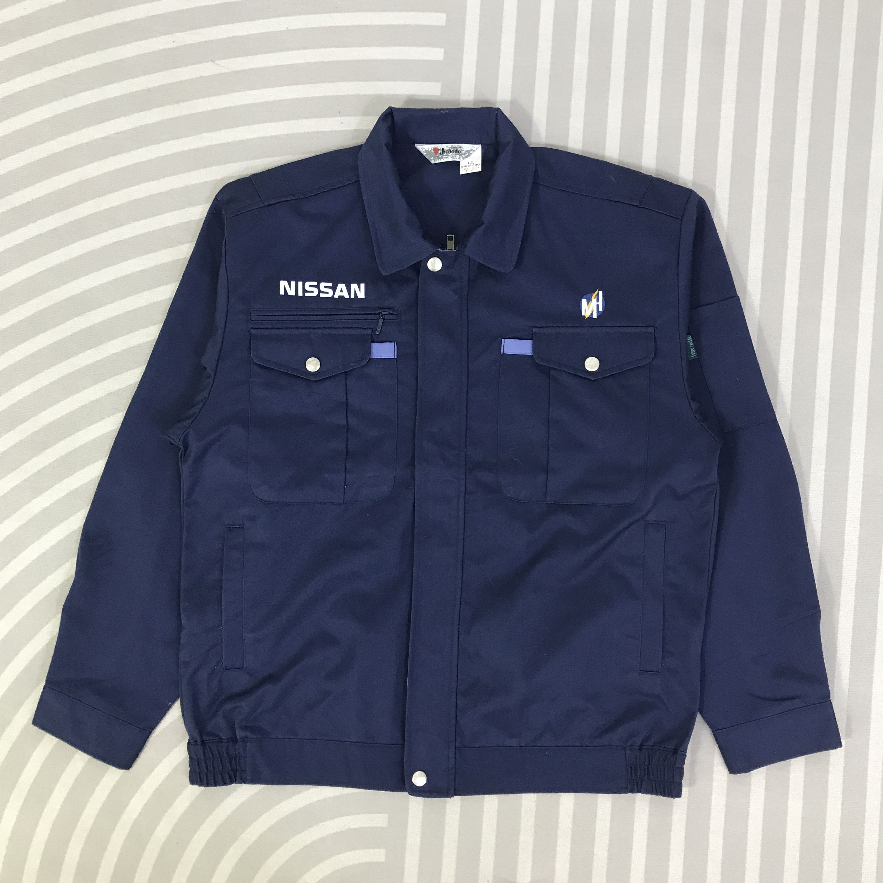 Japanese Brand Vintage Nismo Nissan Uniform Japan Custom Jacket K89B13 Size US L / EU 52-54 / 3 - 3 Thumbnail