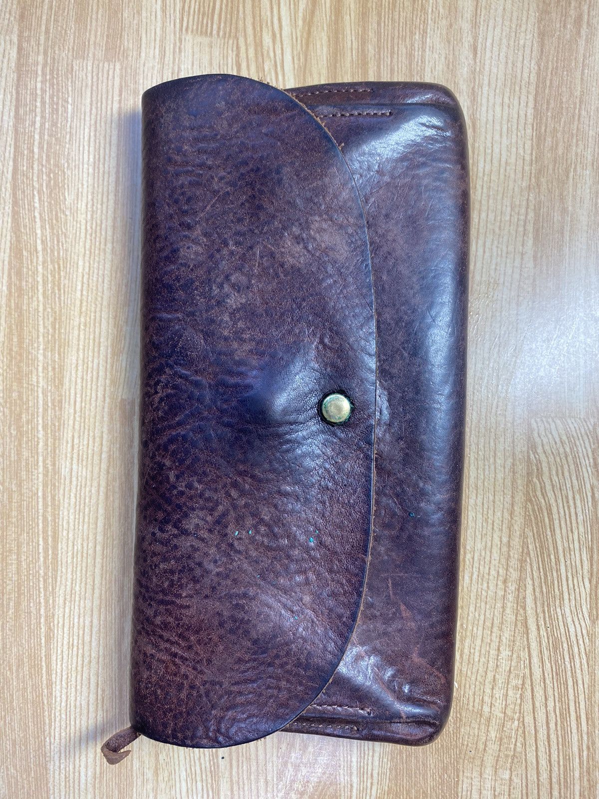 Japanese Brand × Leather × Vintage Italy Gunuine Leather Long Wallet Size ONE SIZE - 1 Thumbnail