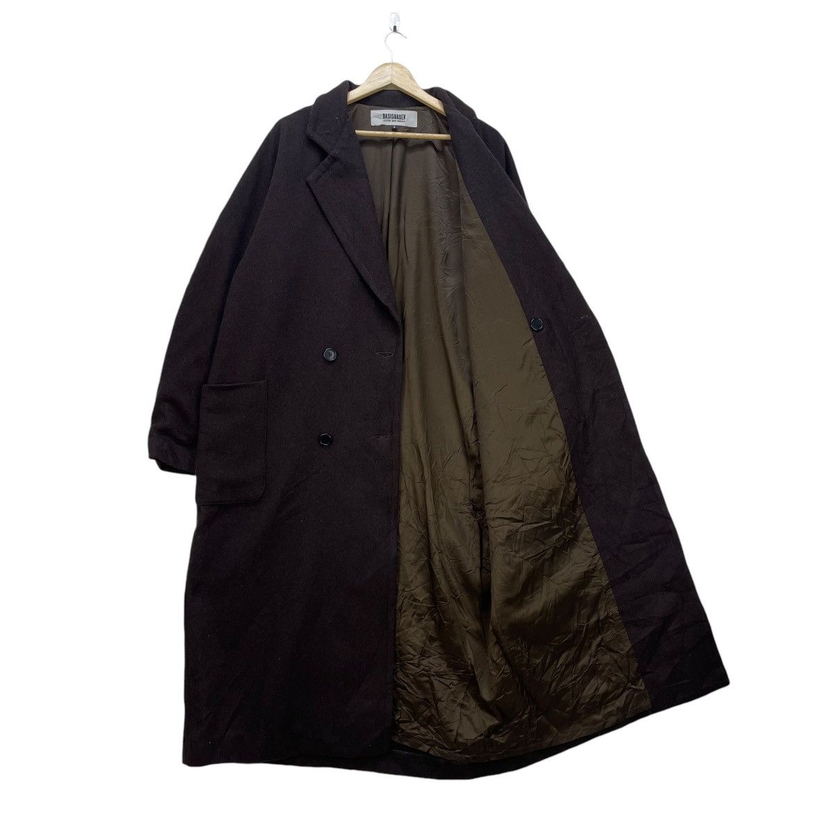 Autumn Cashmere Avant Garde Basisbroek Double Collar Long Coat Jacket Size US M / EU 48-50 / 2 - 2 Thumbnail