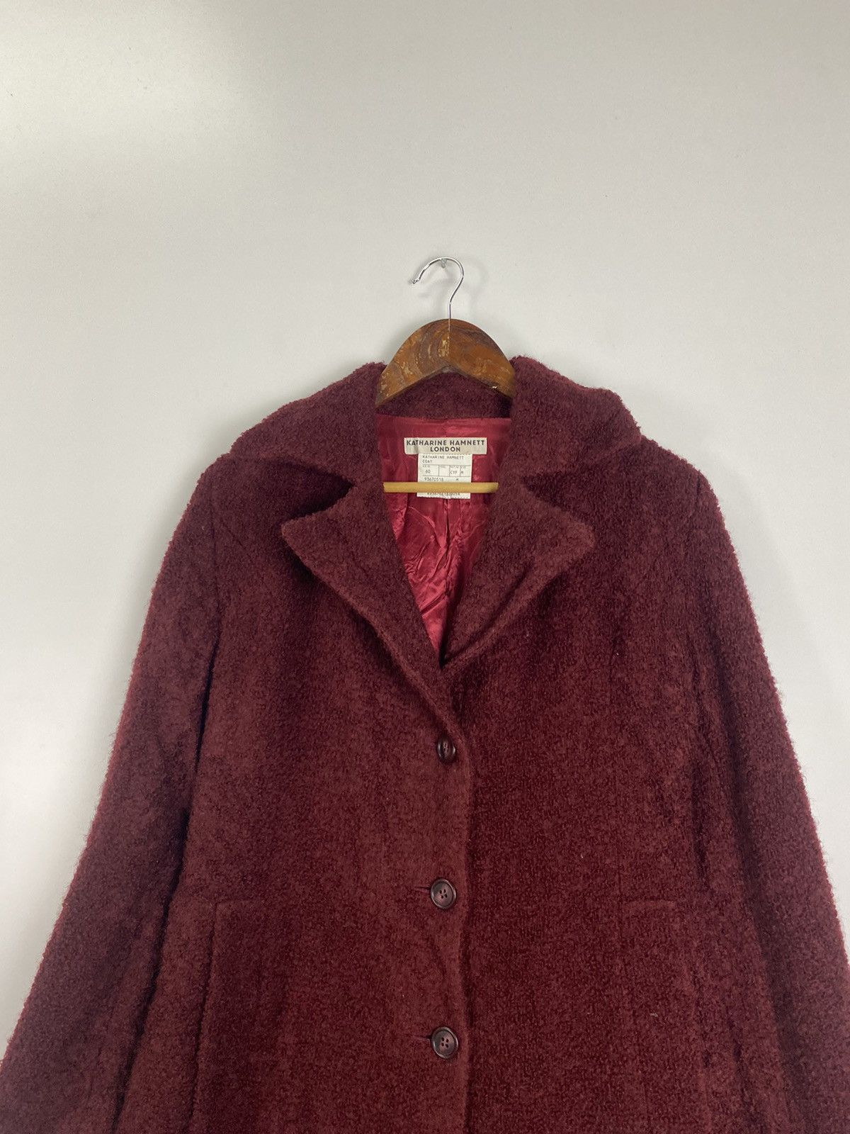 Vintage Katharine Hamnett London Long Coat Size US M / EU 48-50 / 2 - 6 Thumbnail
