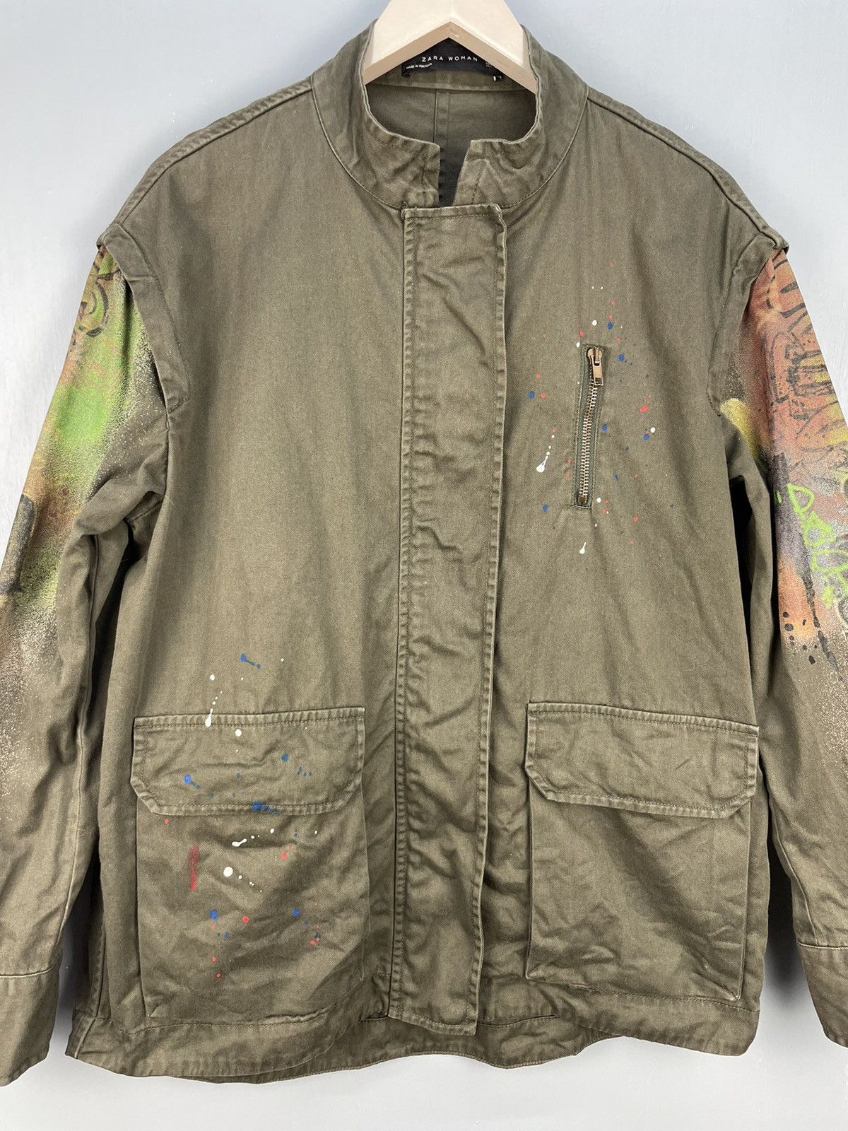 Zara Zara woman army jacket Size M / US 6-8 / IT 42-44 - 3 Thumbnail