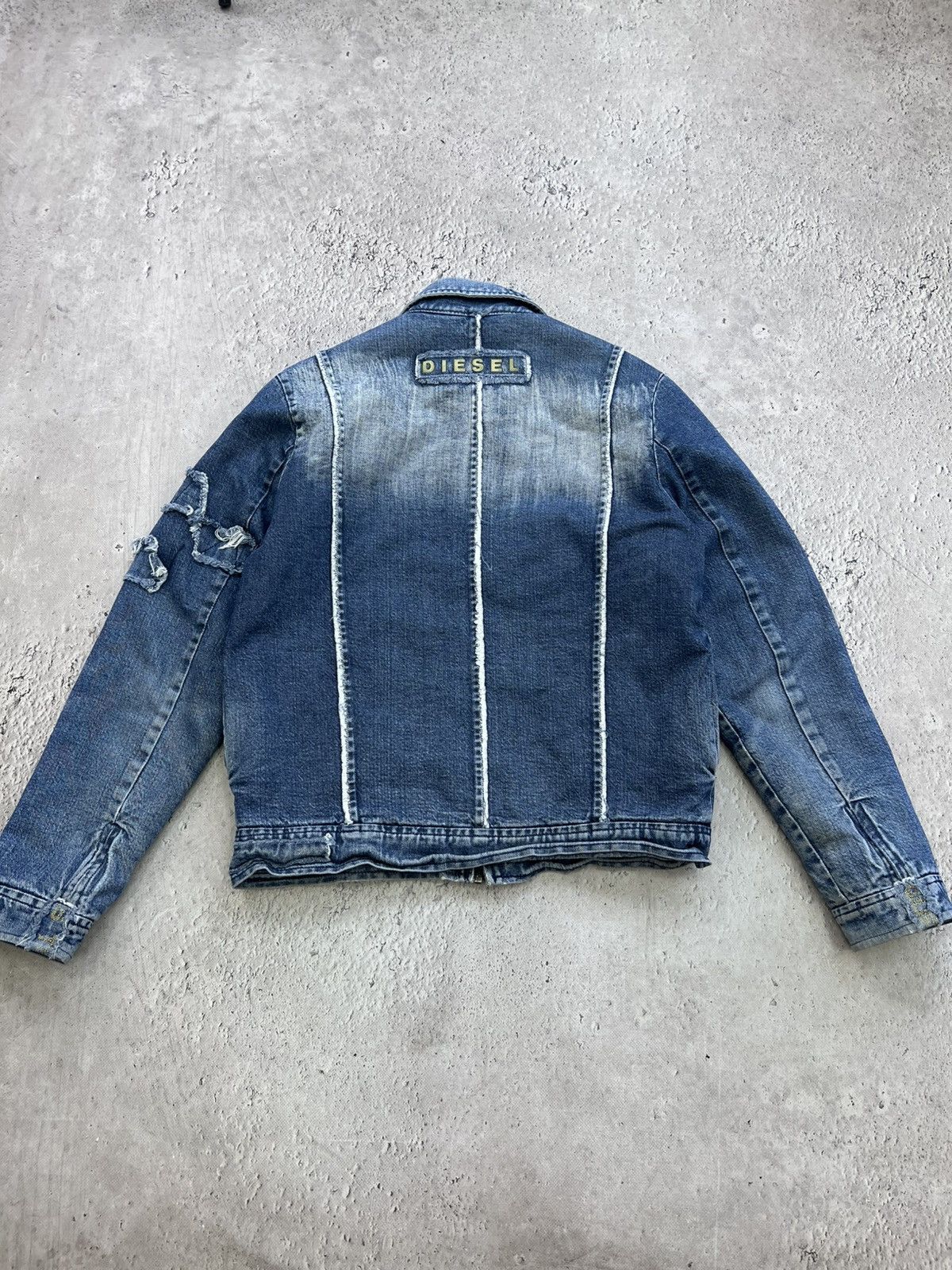Diesel diesel bomber jacket vintage style old money denim racer Size US M / EU 48-50 / 2 - 10 Thumbnail