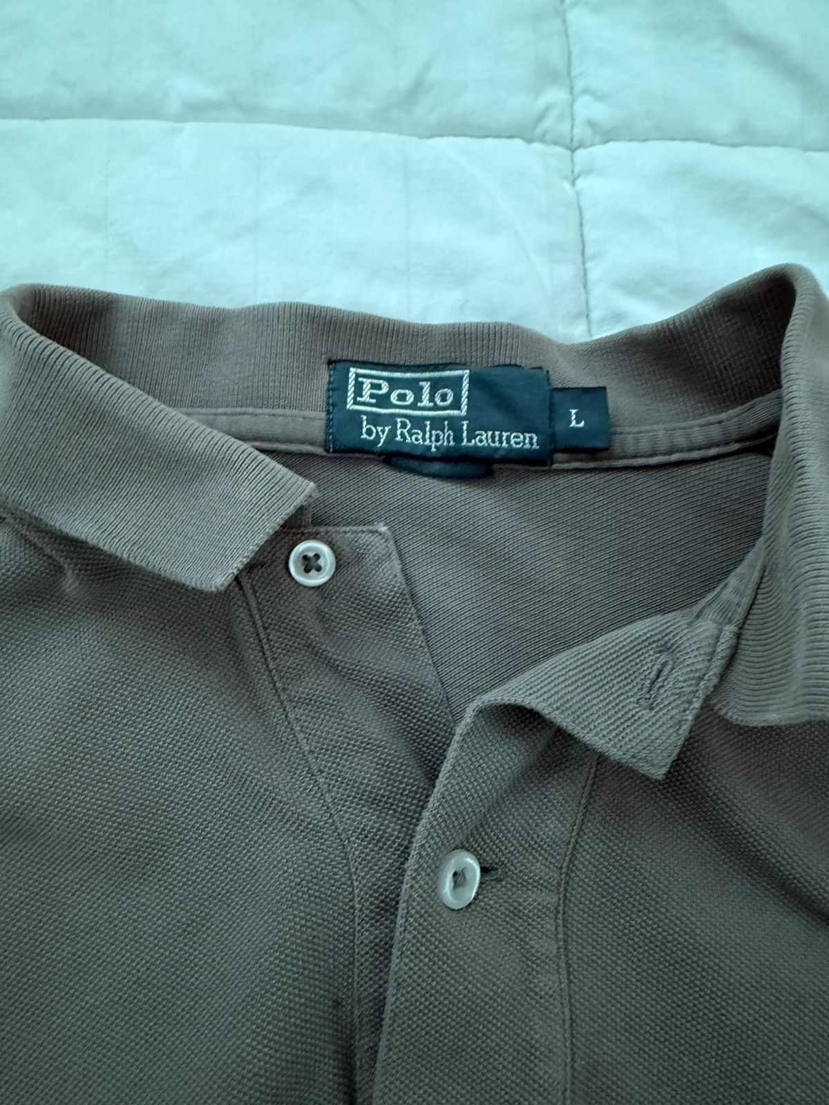 Polo Ralph Lauren WORN L BEIGE POLO RALPH LAUREN T-SHIRT Size US L / EU 52-54 / 3 - 2 Thumbnail