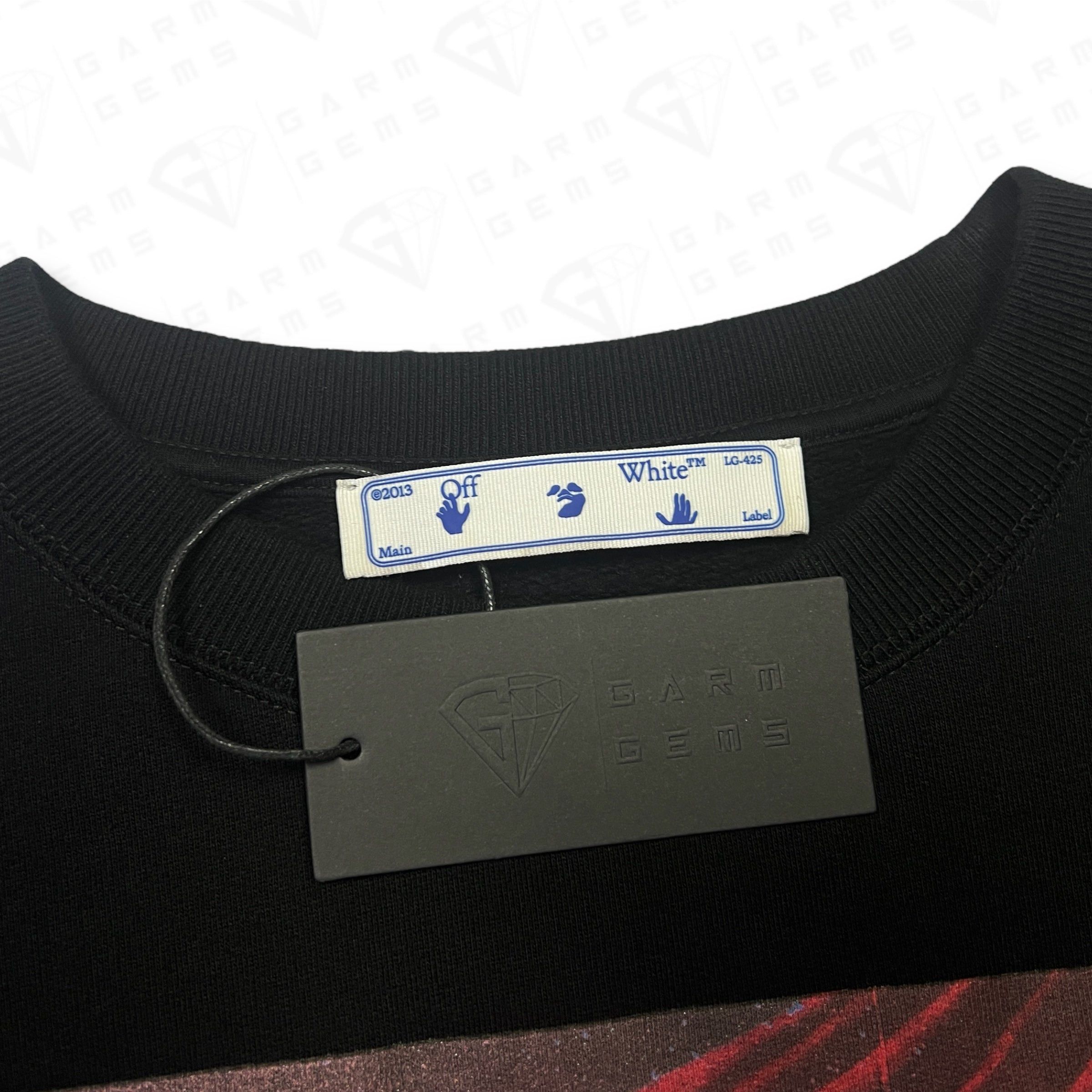 Off-White Off-White Sprayed Caravaggio Arrows Sweatshirt Size US XL / EU 56 / 4 - 5 Thumbnail