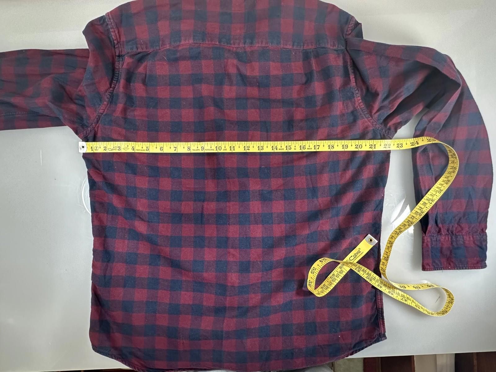 American Eagle Outfitters American Eagle Plaid Flannel Button Down Red Blue Men's M Size US M / EU 48-50 / 2 - 6 Thumbnail