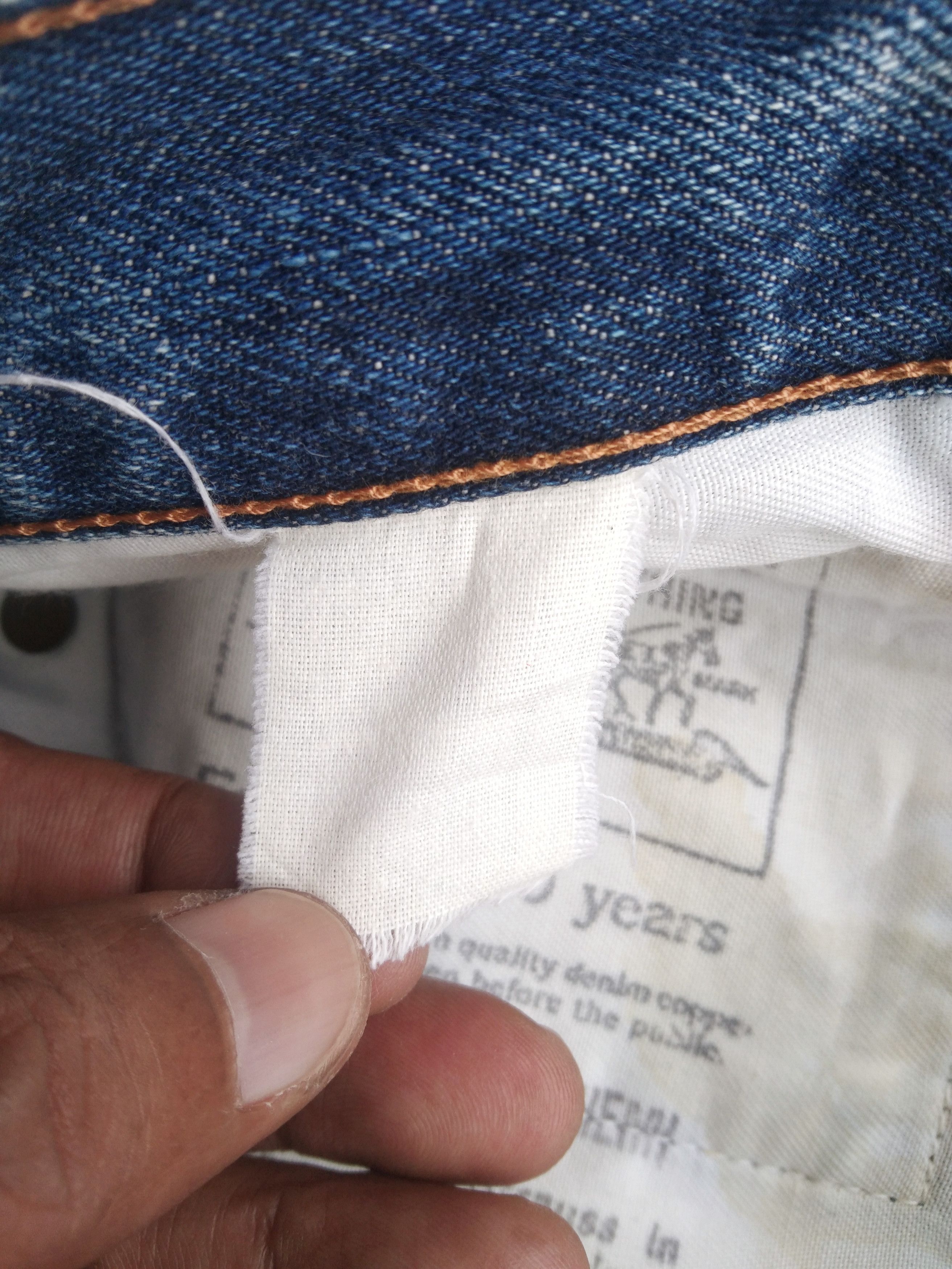 Levi's Vintage LVC 502 XX Levi's Big E Japan Selvedge Redline Jeans Size US 29 - 14 Thumbnail