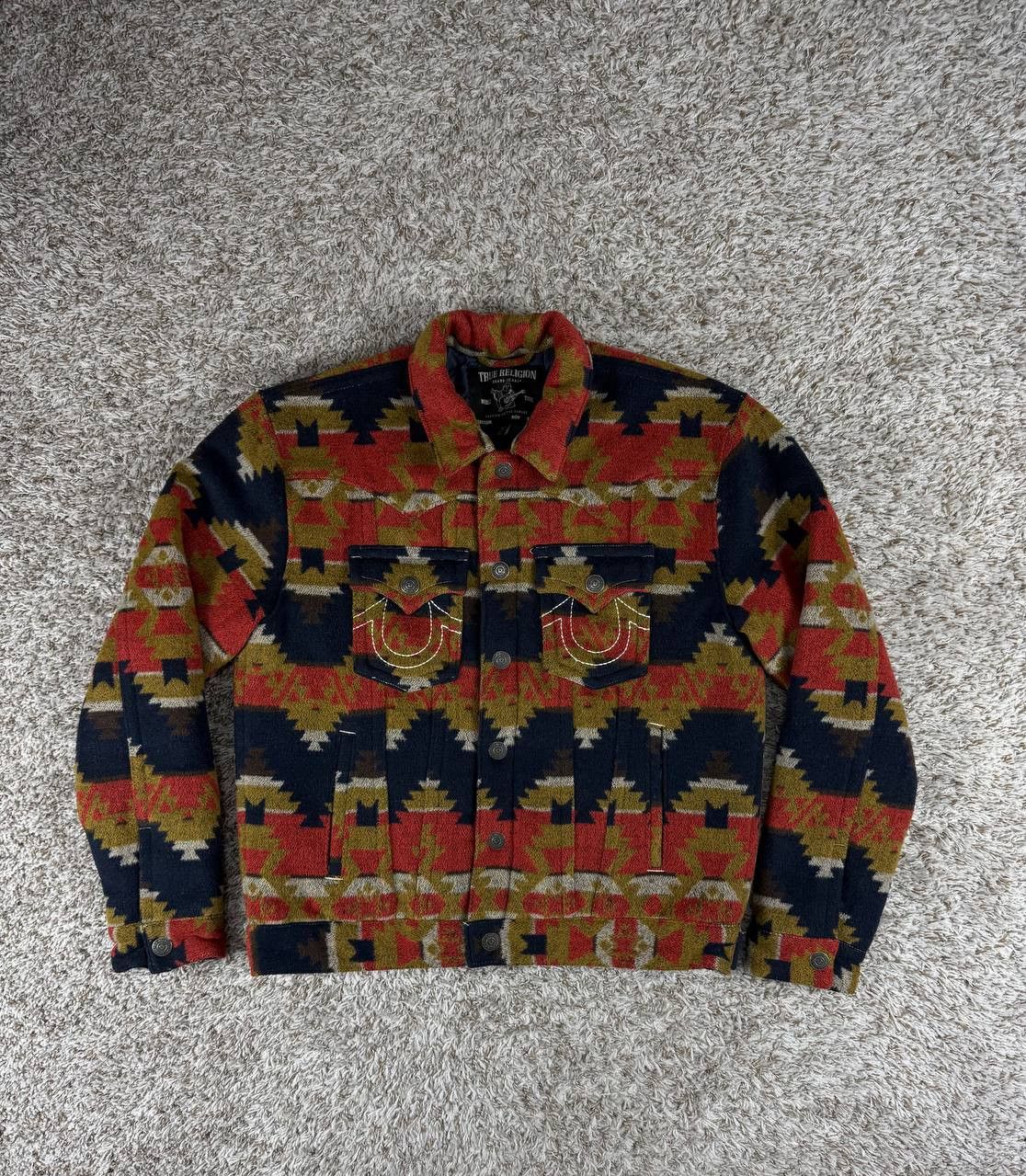 True Religion True Religion Men's South Western Jimmy Jacket Size US M / EU 48-50 / 2 - 1 Thumbnail