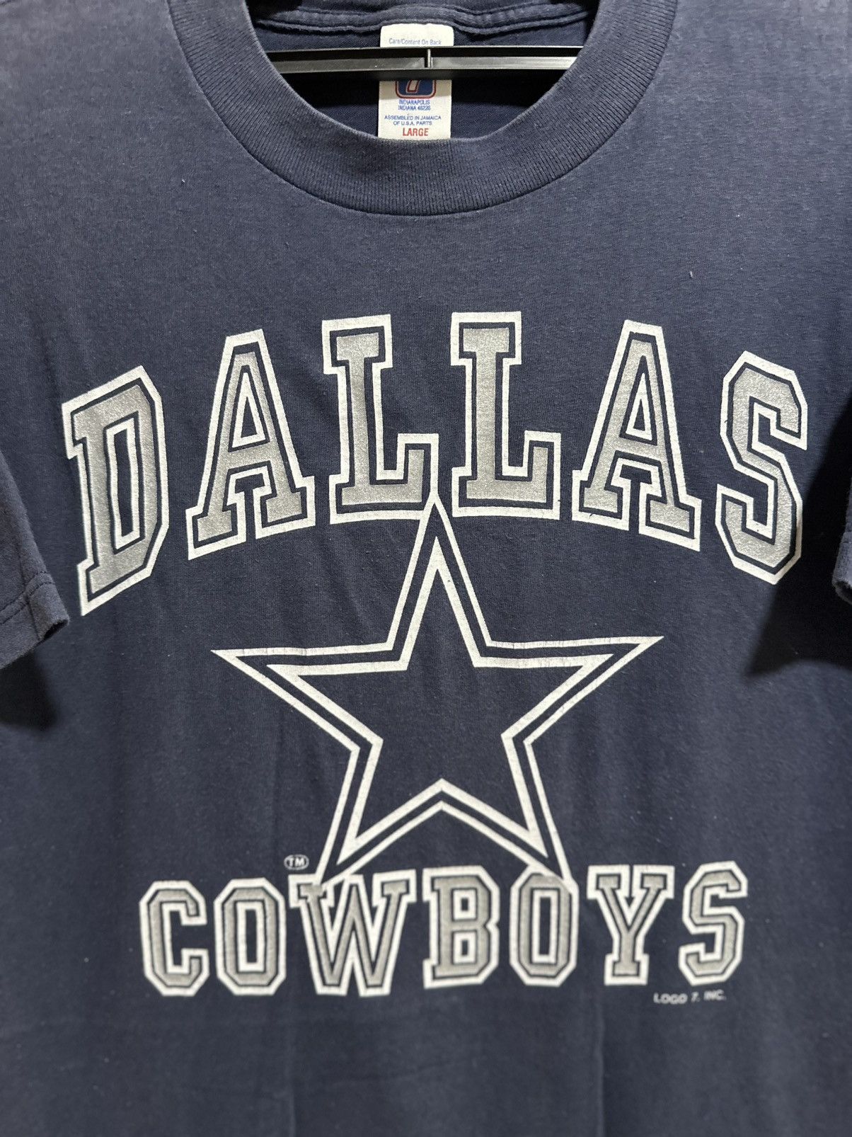 Logo 7 Vintage Dallas Cowboys Faded Tee Size US L / EU 52-54 / 3 - 2 Thumbnail