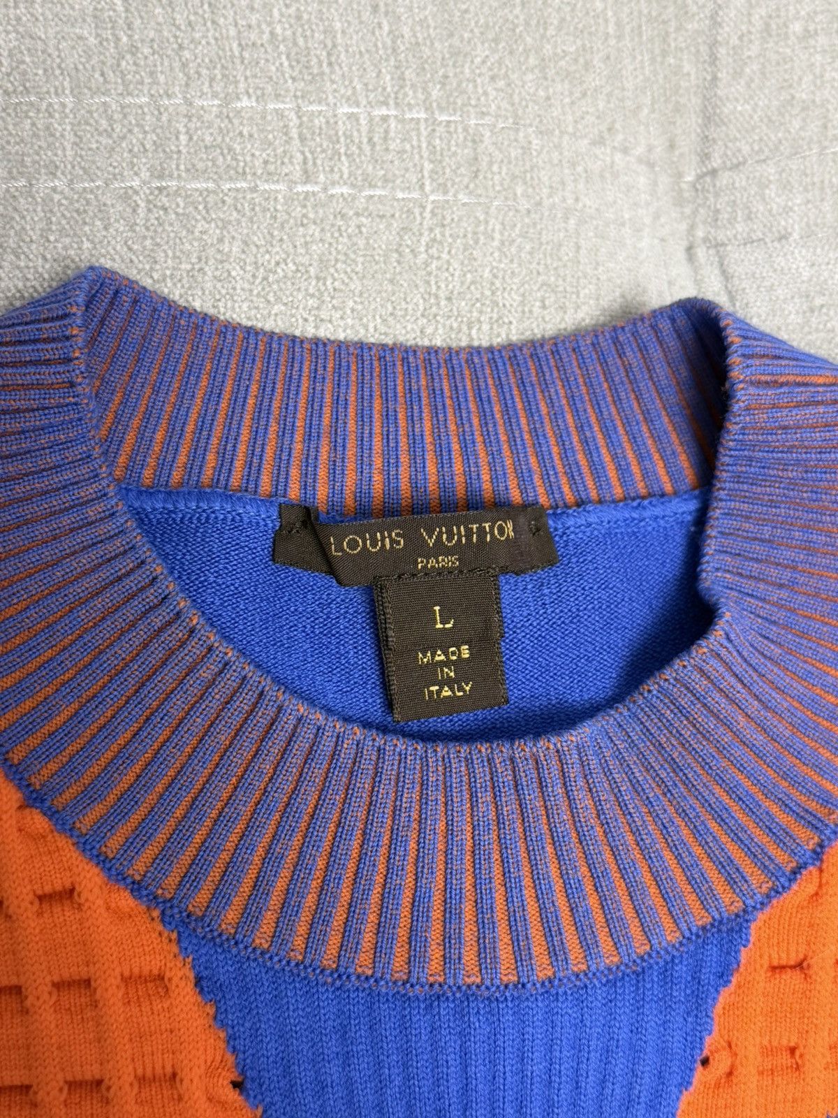 Louis Vuitton LOUIS VUITTON Leather Sleeves Stretch Knitted Size L / US 10 / IT 46 - 4 Thumbnail