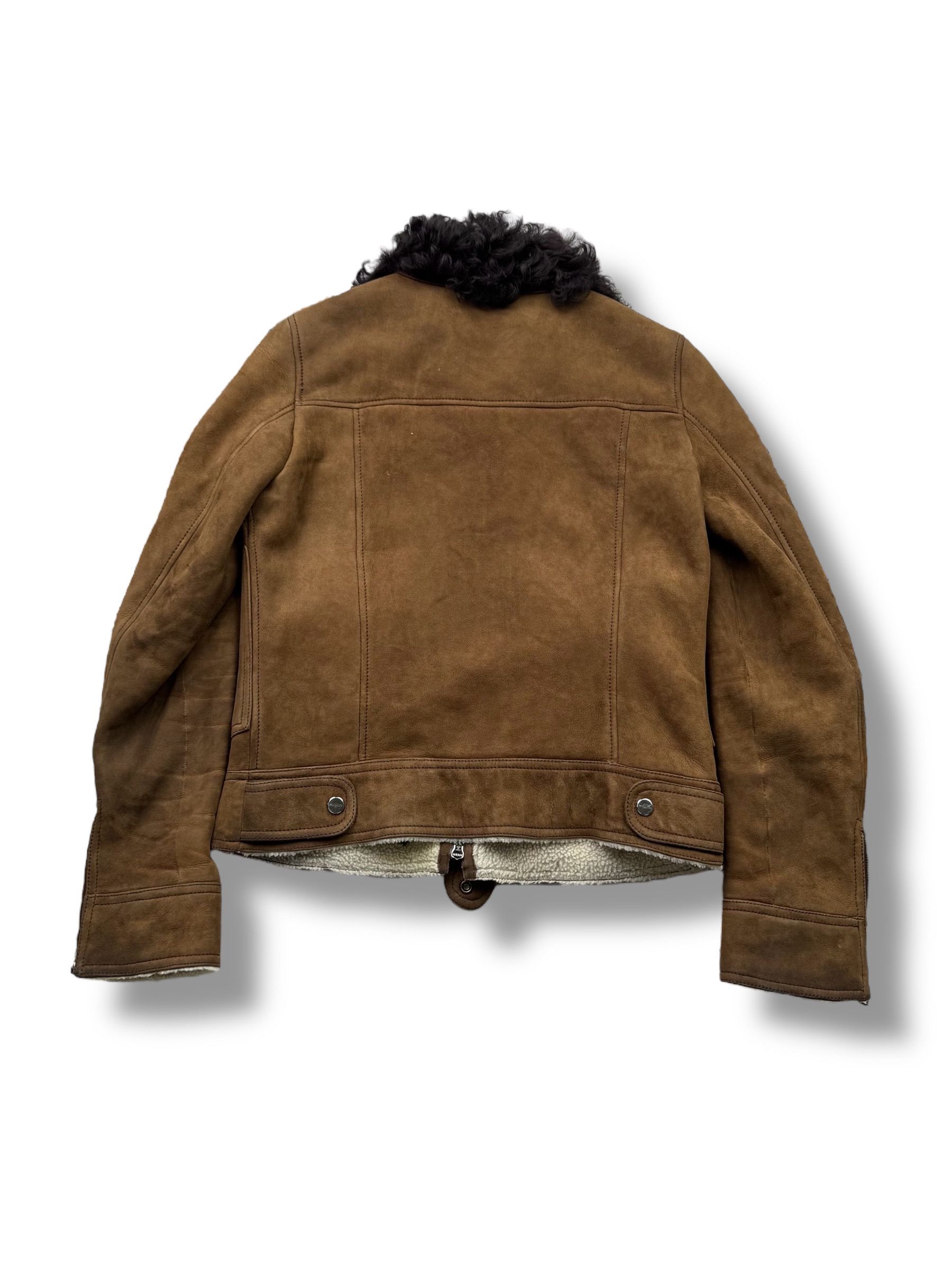 Japanese Brand Cropped Real Sheepskin Jacket From The 90's(V94) Size S / US 4 / IT 40 - 8 Thumbnail