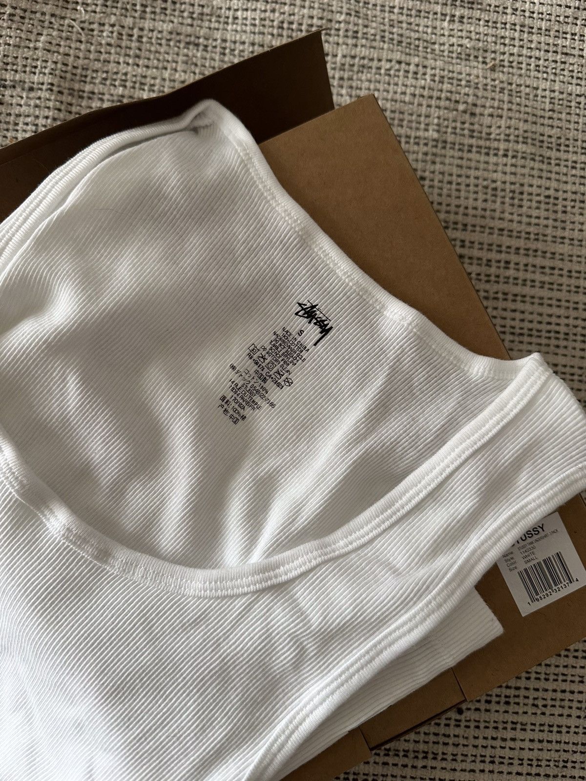 Stussy Stussy - White Tank Top Size US S / EU 44-46 / 1 - 4 Thumbnail