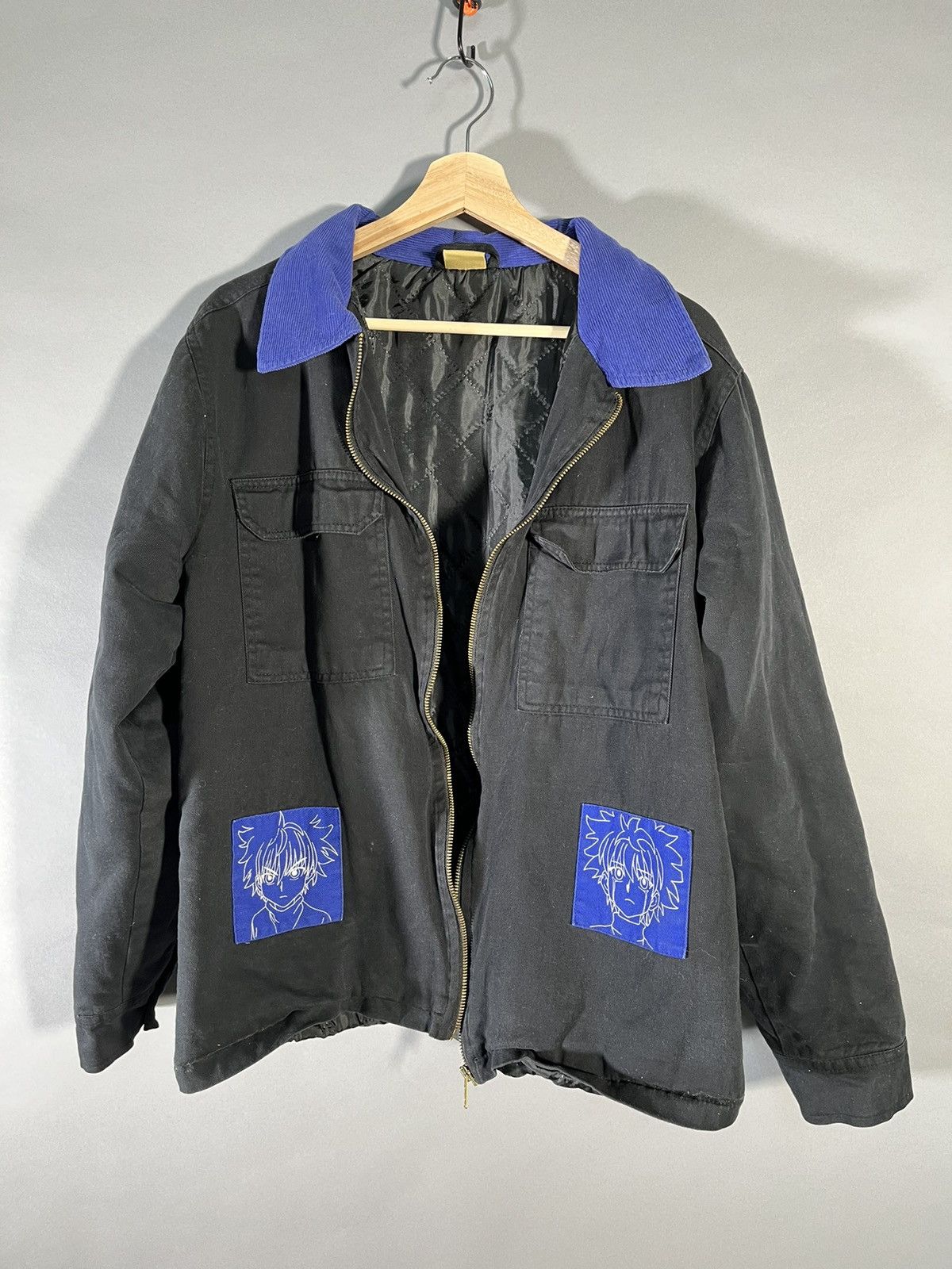 Cartoon Network Hunter x Hunter Black Killua Patch Jacket Size US M / EU 48-50 / 2 - 4 Thumbnail