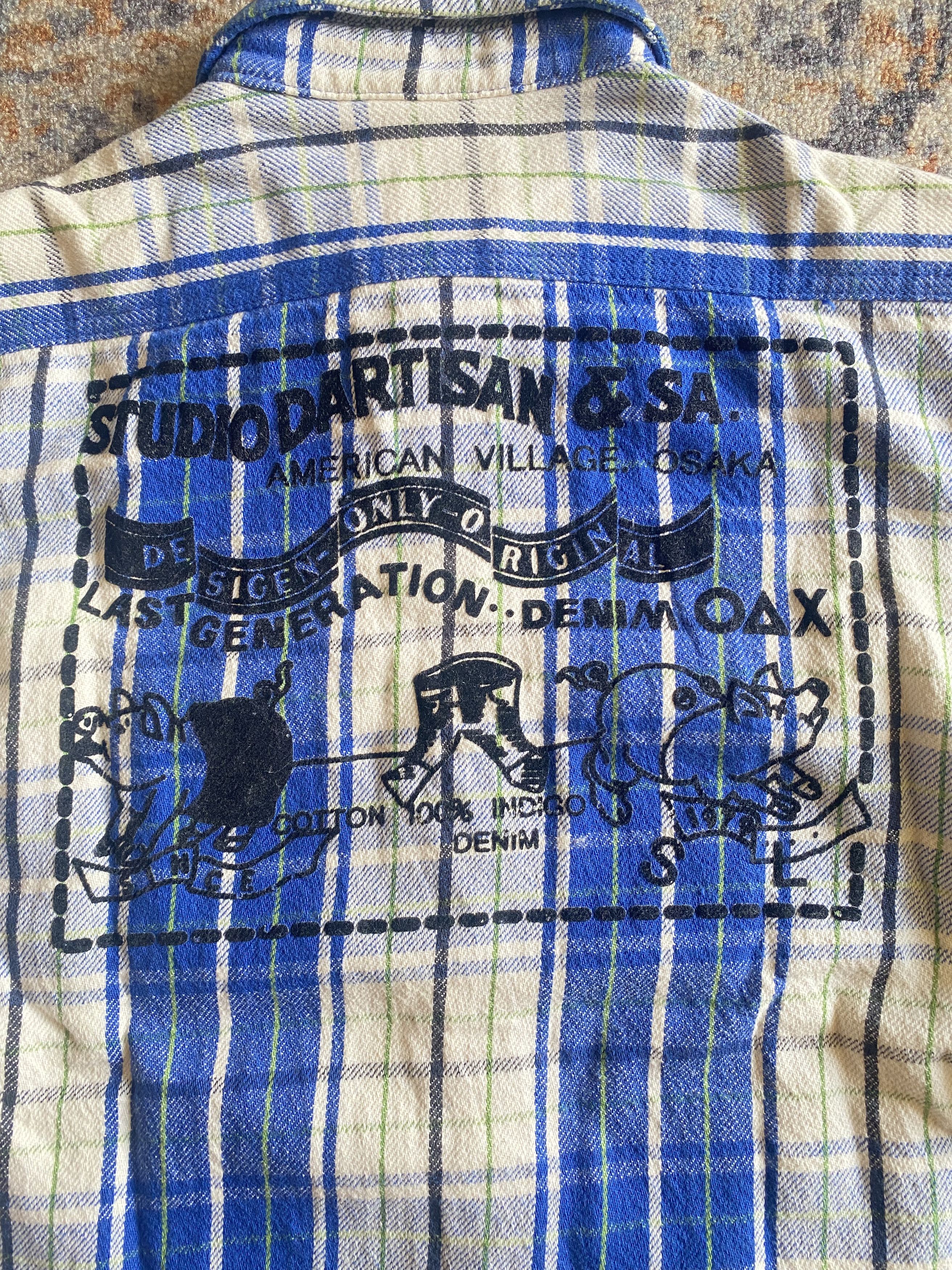 Japanese Brand × Studio D'Artisan × Vintage Studio D'Artisan Flannel Shirt Size US M / EU 48-50 / 2 - 3 Thumbnail