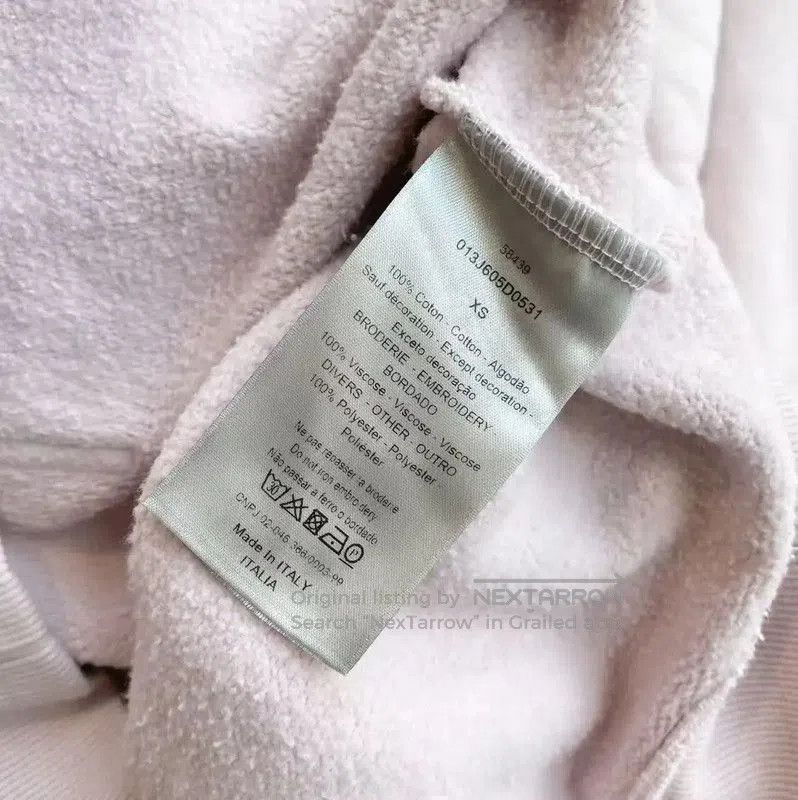 Dior Dior Pink Cotton Hoodie for Women . Size XS / US 0-2 / IT 36-38 - 5 Thumbnail