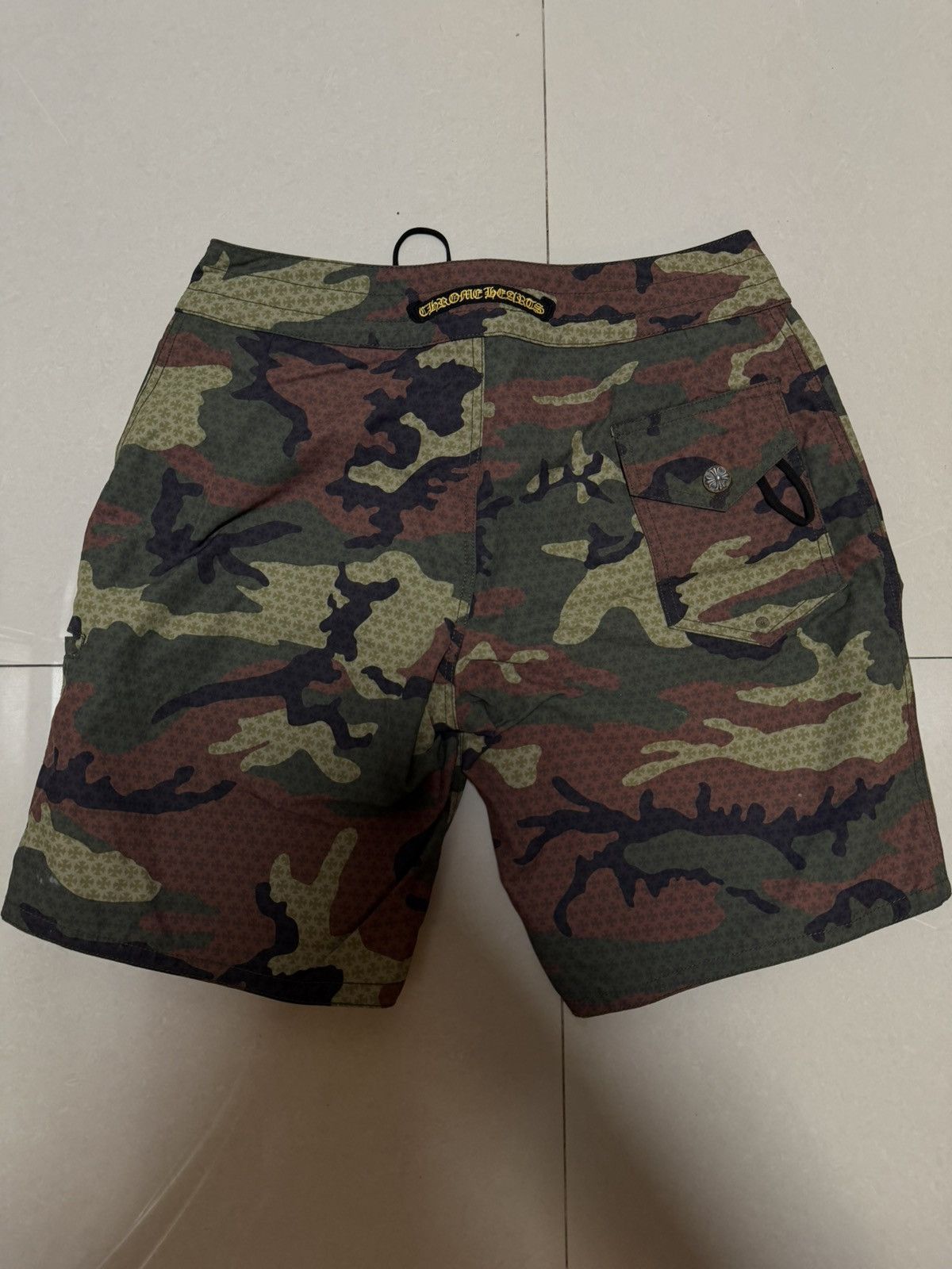 Chrome Hearts Chrome hearts green camo swim trunks Size US 31 - 2 Thumbnail