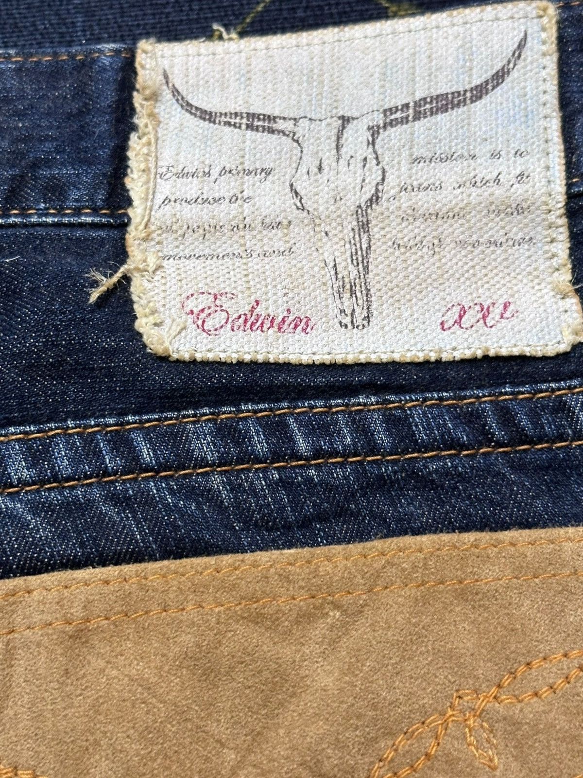 Edwin Vintage Edwin Exclusive Vintage Baggy Wide Leg Denim Size US 34 / EU 50 - 8 Thumbnail