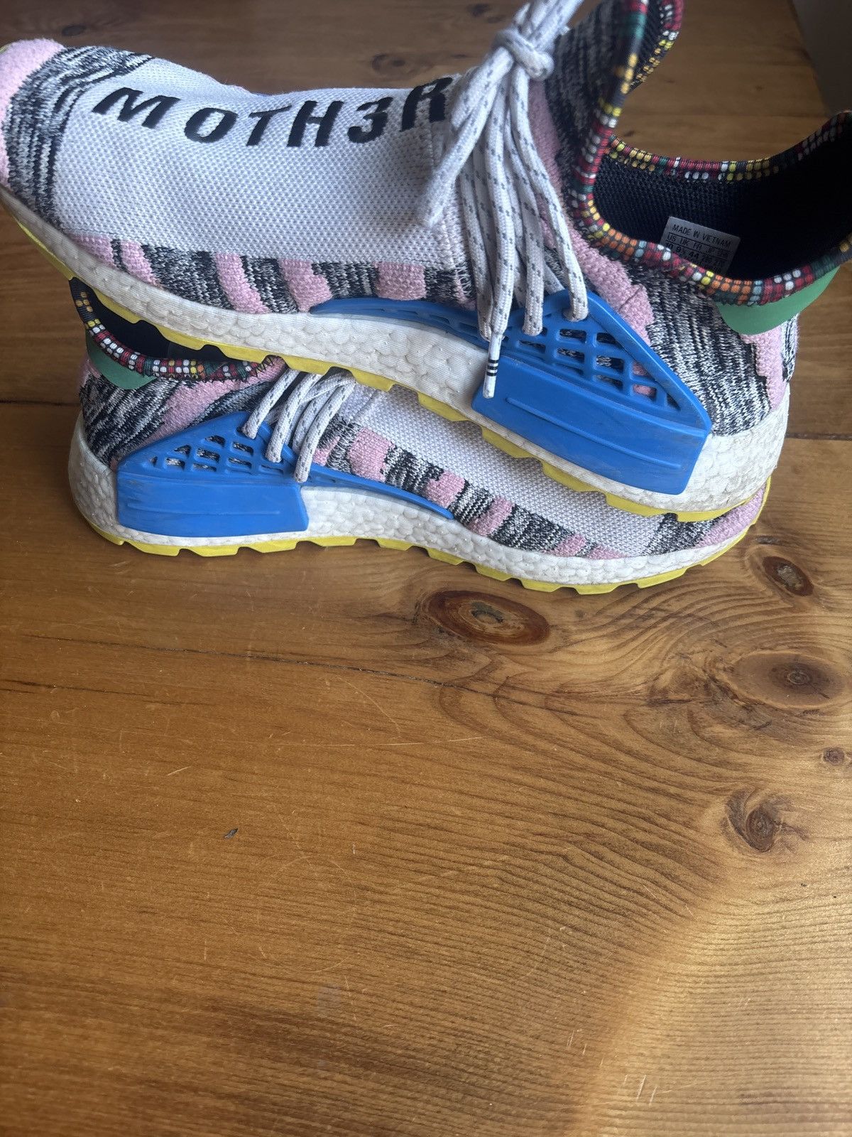 Adidas × Pharrell Adidas Pharrell Williams Solar Hu NMD MOTH3R L4ND Size 10 Size US 10 / EU 43 - 11 Thumbnail