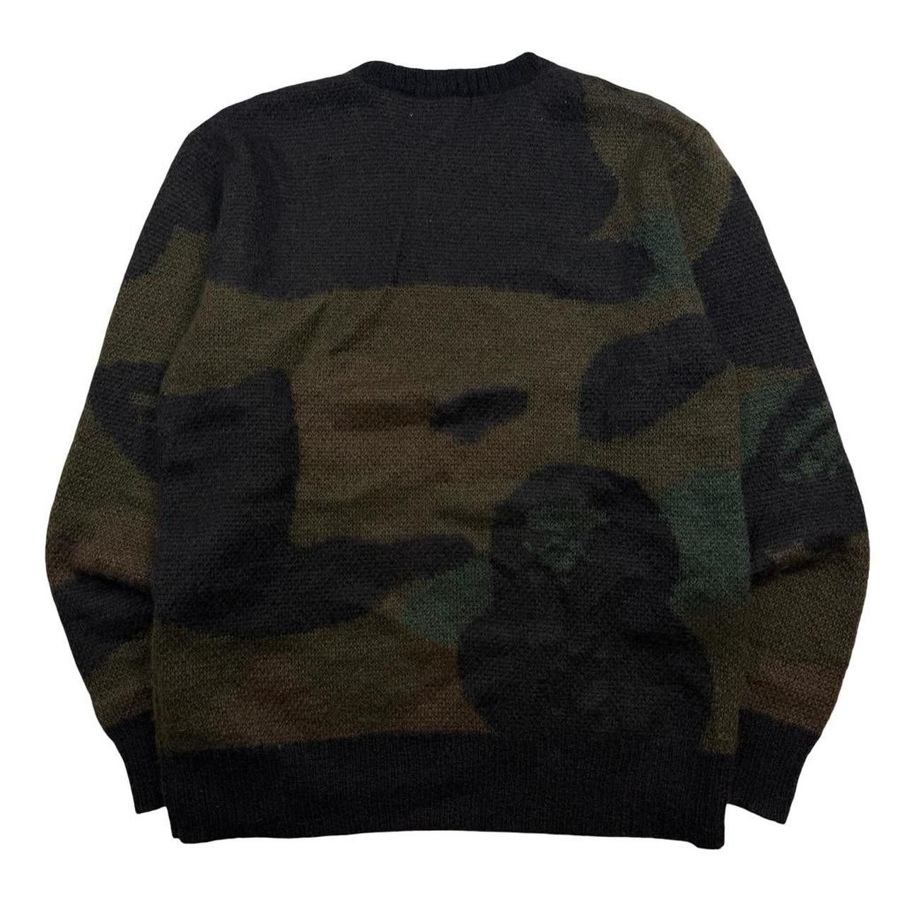 Bape Bape Giant 1st Camo Mohair Knit - Medium Size US M / EU 48-50 / 2 - 2 Thumbnail