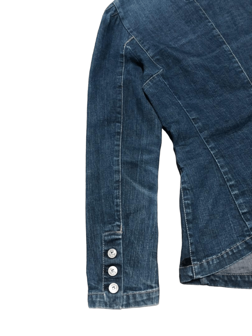 Japanese Brand Marithe Francois Girbaud Denim Double Breasted Coat Jacket Size S / US 4 / IT 40 - 17 Thumbnail
