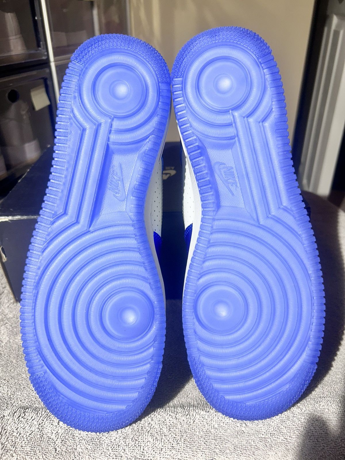 Nike Nike Air Force 1 '07 LV8 "Light Photo Blue" - Brand New Size US 10.5 / EU 43-44 - 6 Thumbnail