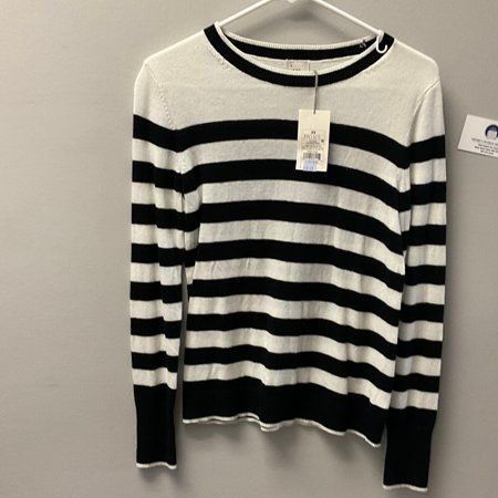 Other Black & White Striped Long-Sleeve Sweater A new day Size XS Size XS / US 0-2 / IT 36-38 - 1 Preview