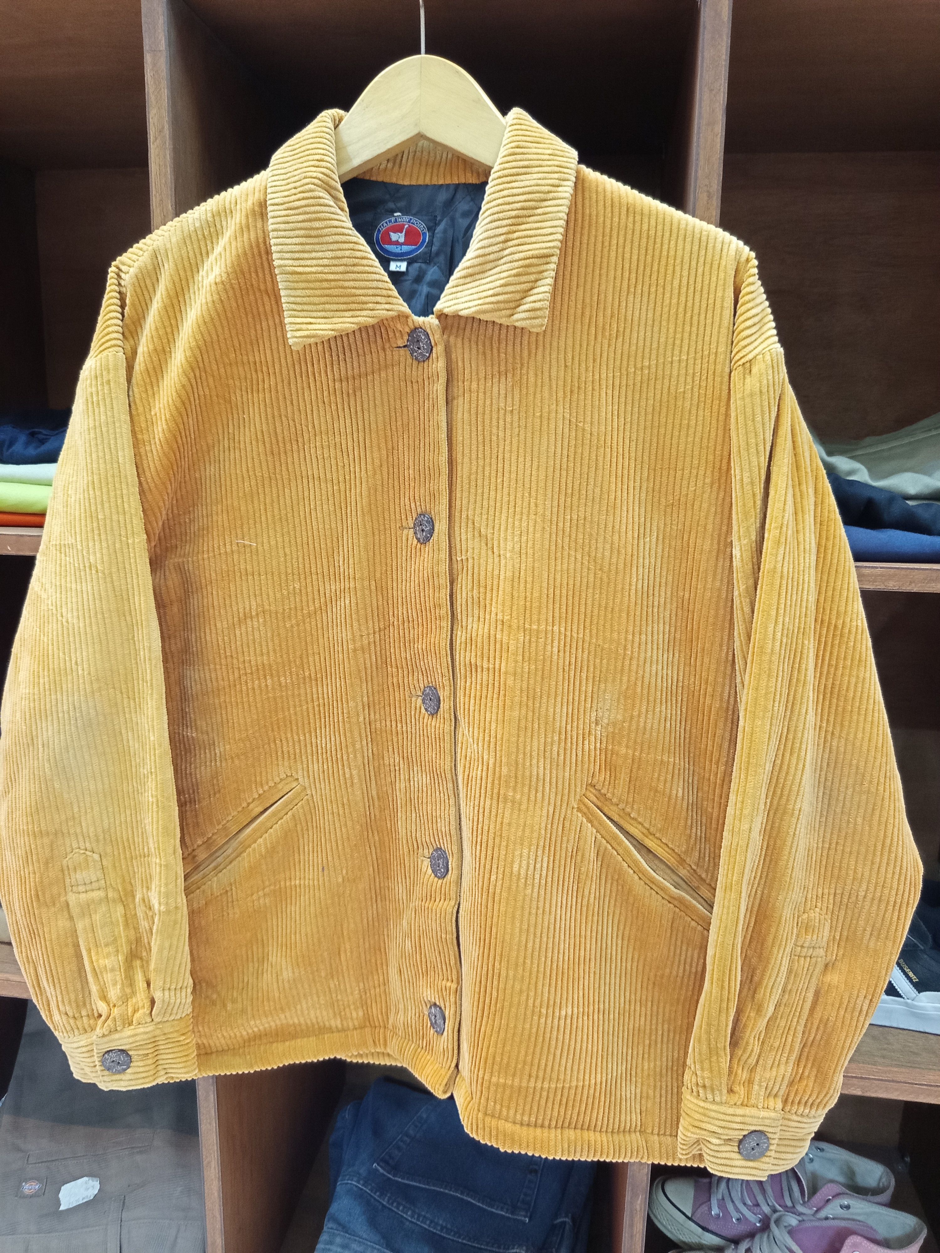Vintage 1990s Quilted Corduroy Jacket Size M / US 6-8 / IT 42-44 - 2 Thumbnail