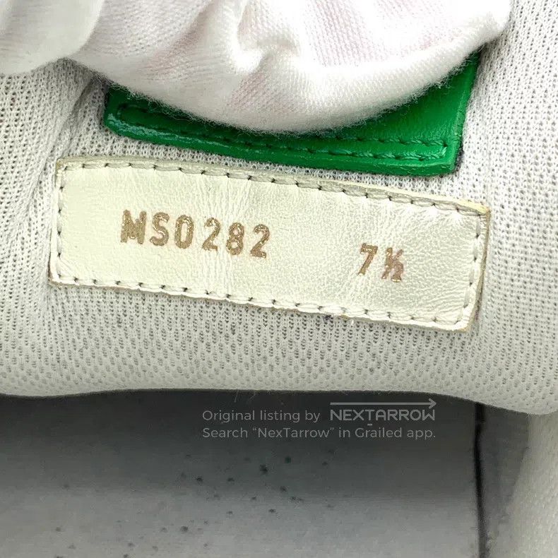 Louis Vuitton Louis Vuitton Green LOgo Lace-Up Casual Flat Shoe Sneakers Size US 7.5 / EU 40-41 - 6 Thumbnail