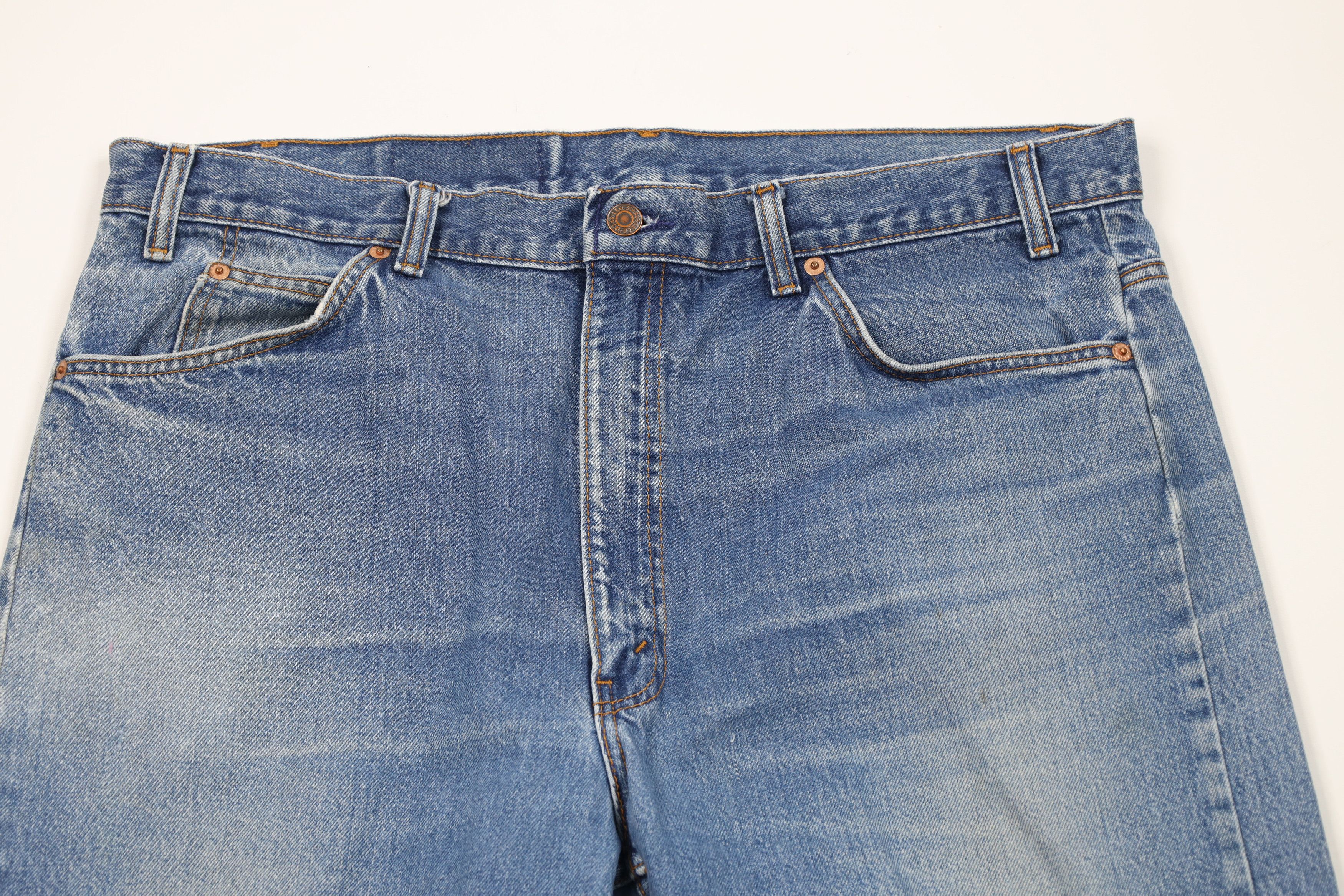 Levi's Vintage 90s Levis 505 Orange Tab Straight Leg Denim Jeans Size US 40 / EU 56 - 2 Thumbnail