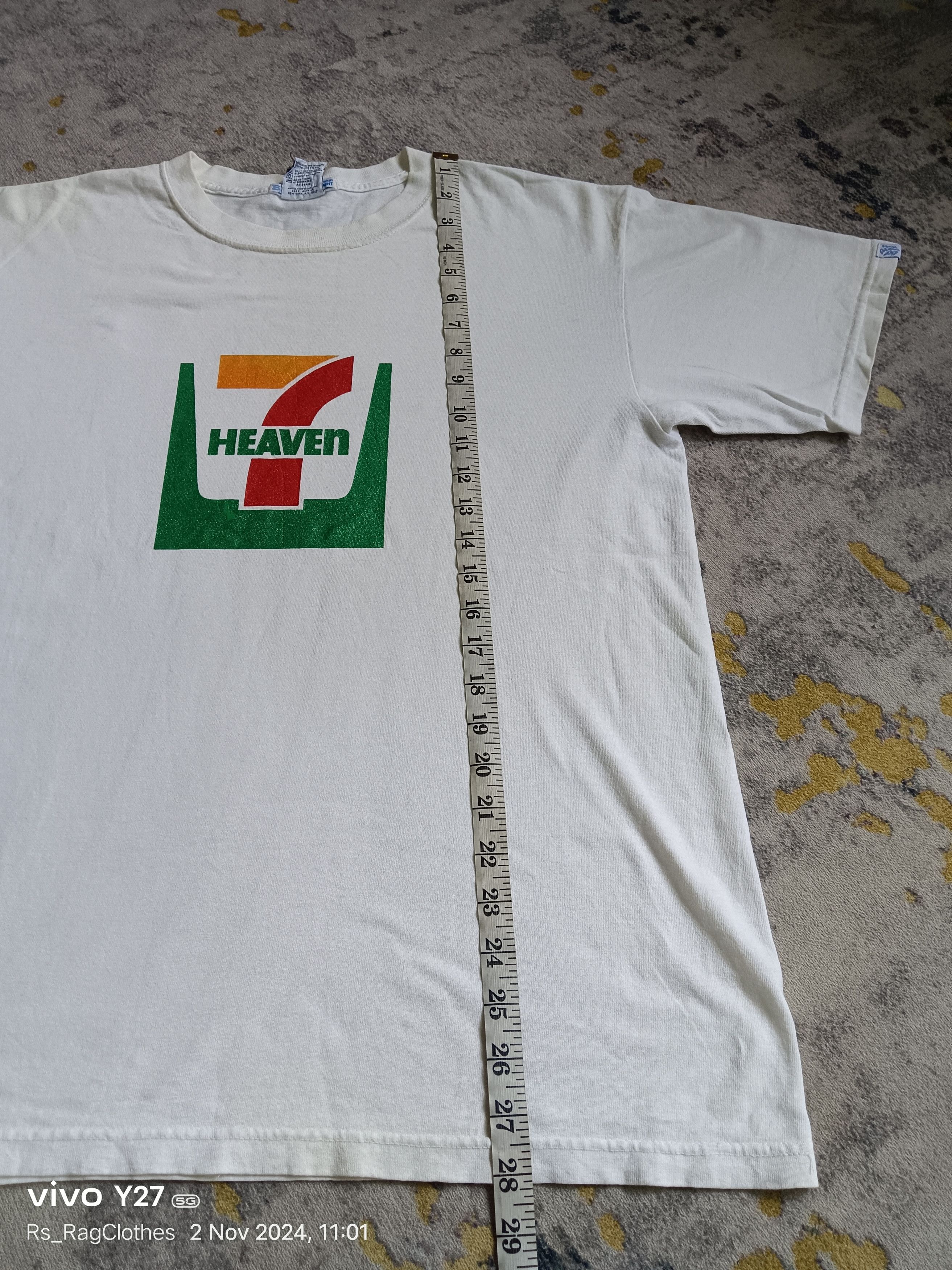 11.11 / eleven eleven Vintage 7 Heaven Tee by Anvil Size US L / EU 52-54 / 3 - 7 Thumbnail