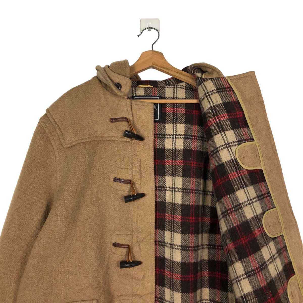 Vintage 🔥Vintage Duffle Wool Jacket Gloverall Blanket Tartan Check Size US M / EU 48-50 / 2 - 12 Thumbnail