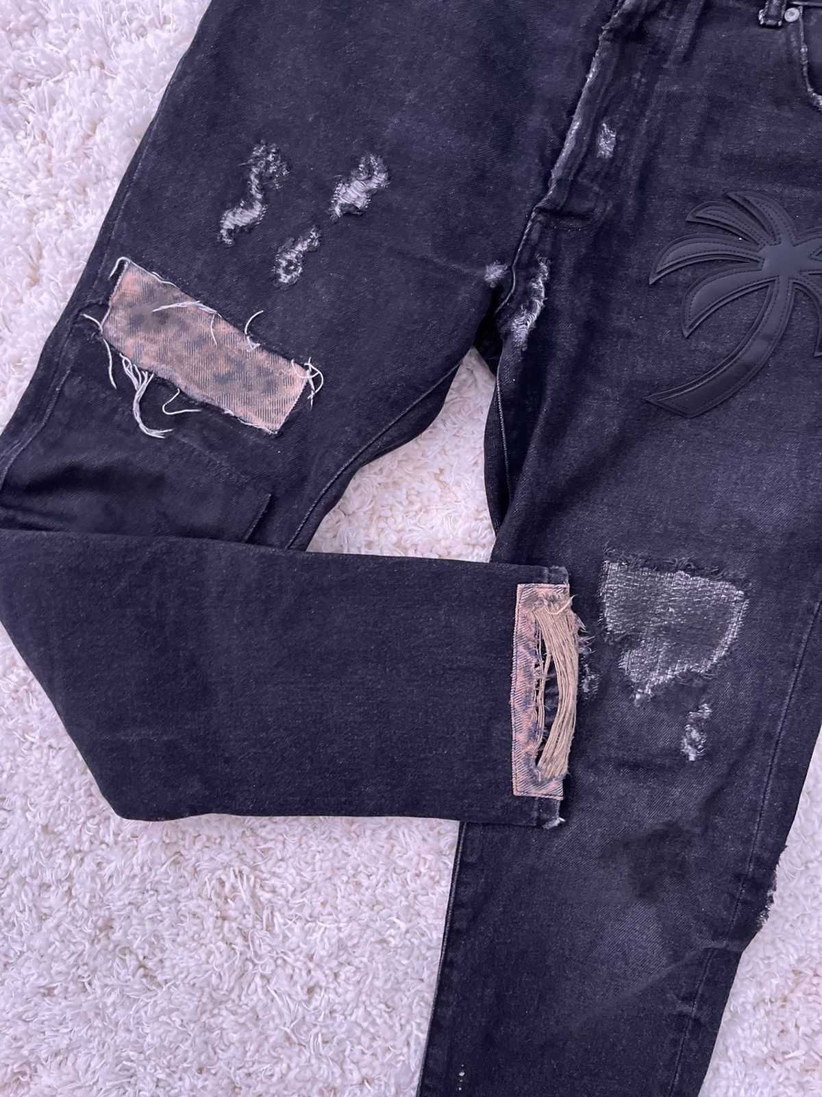 Palm Angels Palm Angels Patchwork Jeans Size US 32 / EU 48 - 6 Thumbnail