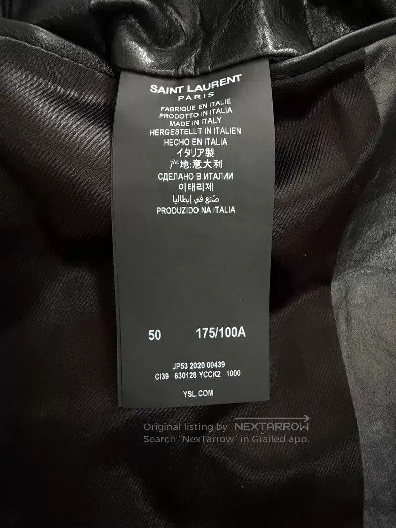 Saint Laurent Paris Saint Laurent Paris Western Grain Leather Business Suit Ja Size US M / EU 48-50 / 2 - 8 Thumbnail