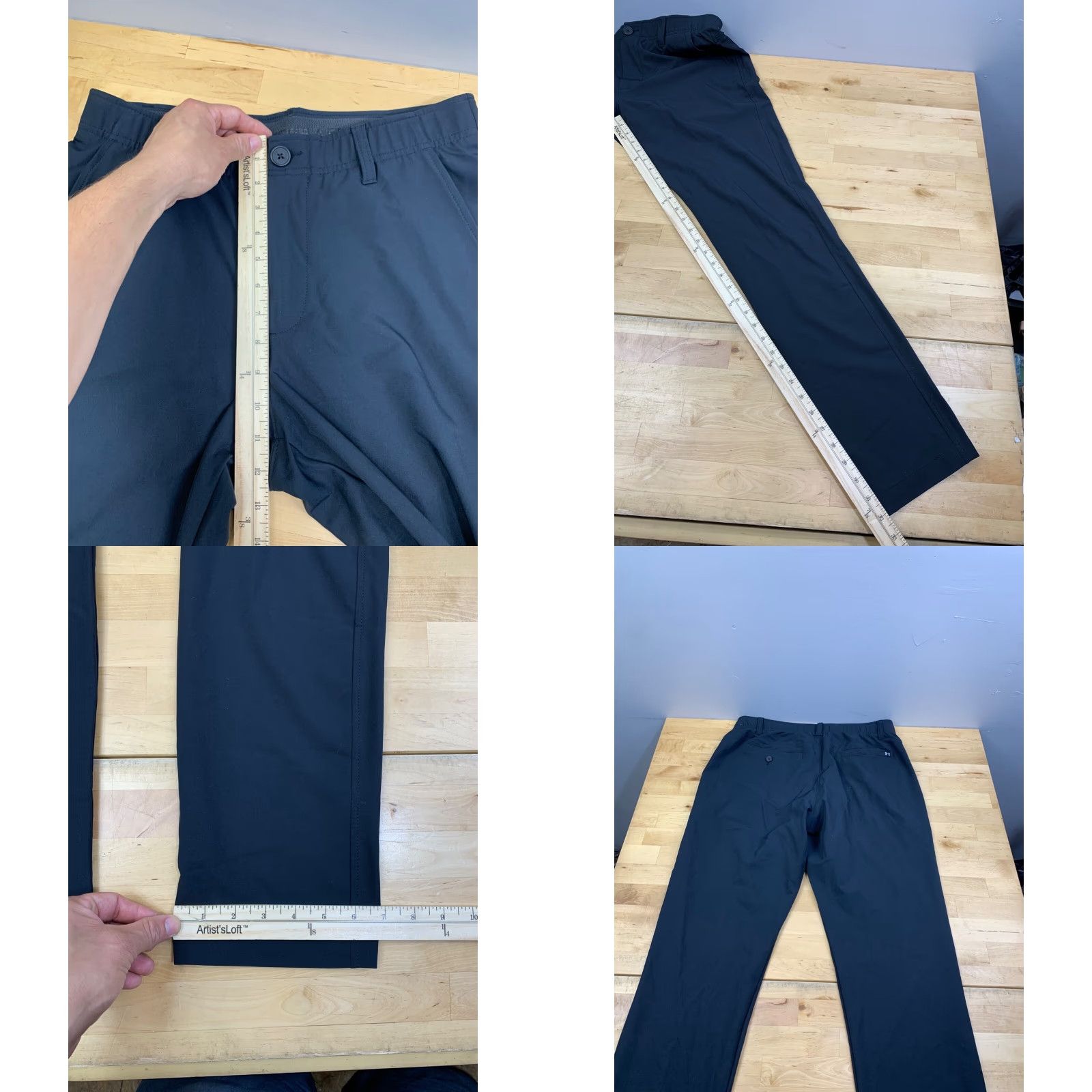 Under Armour Under armour Pants Mens 32x32 Black Chino Stretch Straight Casual Regular 32in Inseam 32in Size US 32 / EU 48 - 8 Thumbnail