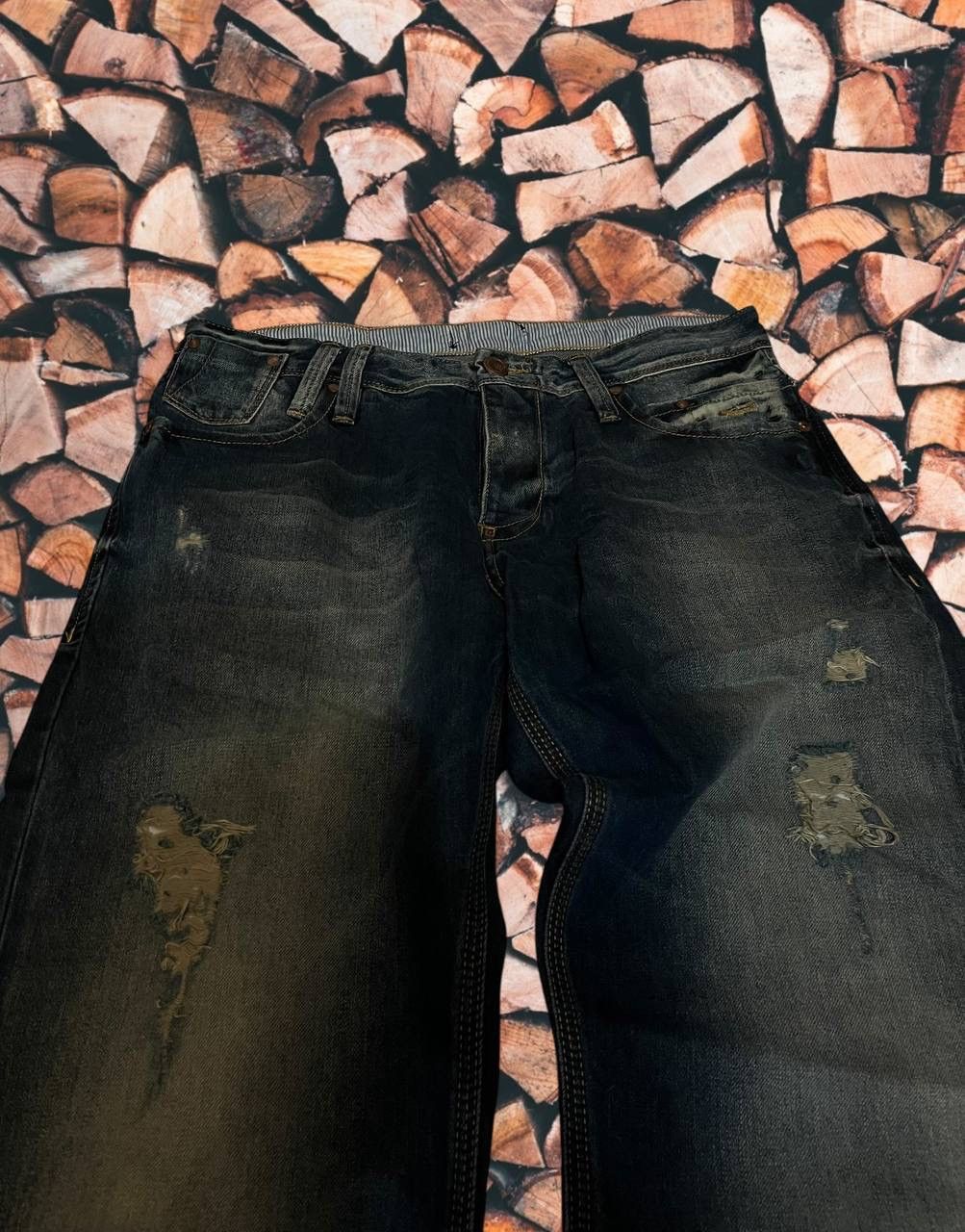 Japanese Brand × Vintage IfSixWasNine japanese Y2K Kapital style baggy jeans Size US 33 - 2 Thumbnail