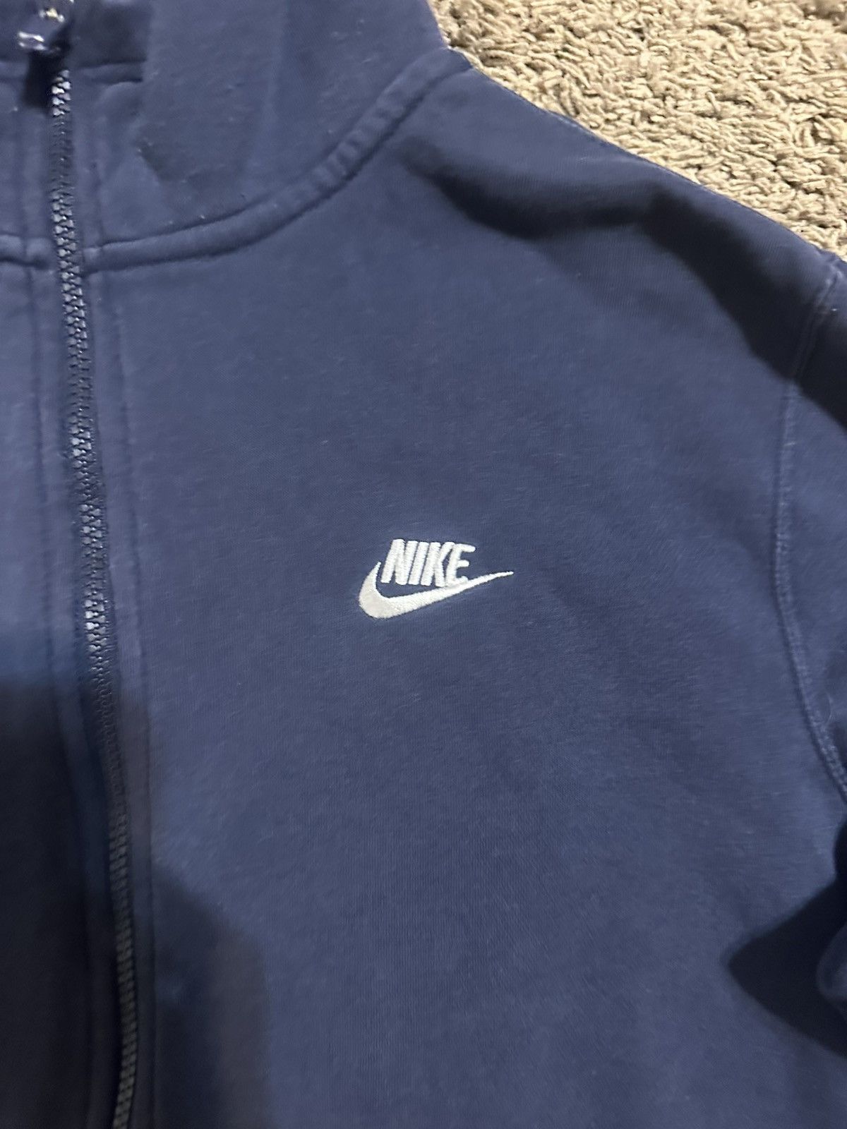 Nike Vintage Nike sportswear “triple navy” hoodie 00s size xl Size US XL / EU 56 / 4 - 2 Thumbnail