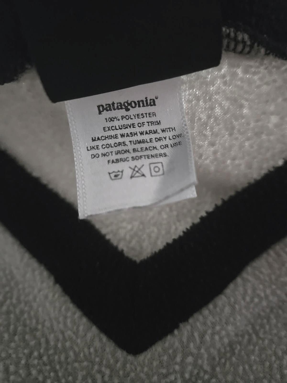 Patagonia Vintage PATAGONIA Capilene Fleece Mens L Grey Black Pullover Size US L / EU 52-54 / 3 - 7 Thumbnail